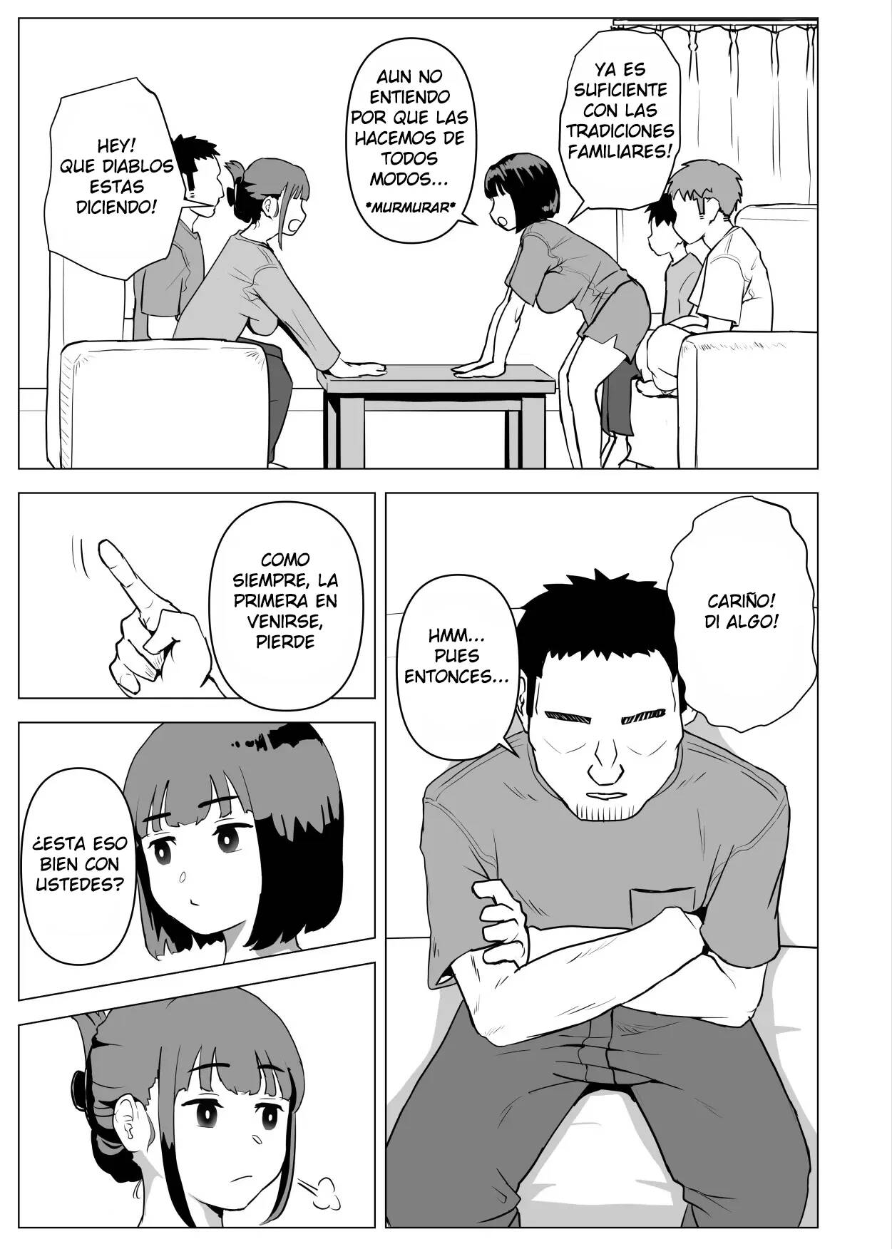 [Mochichimaru] Uchi de wa Kazoku Sex wa Joushiki Rashii [Spanish] 46eme image