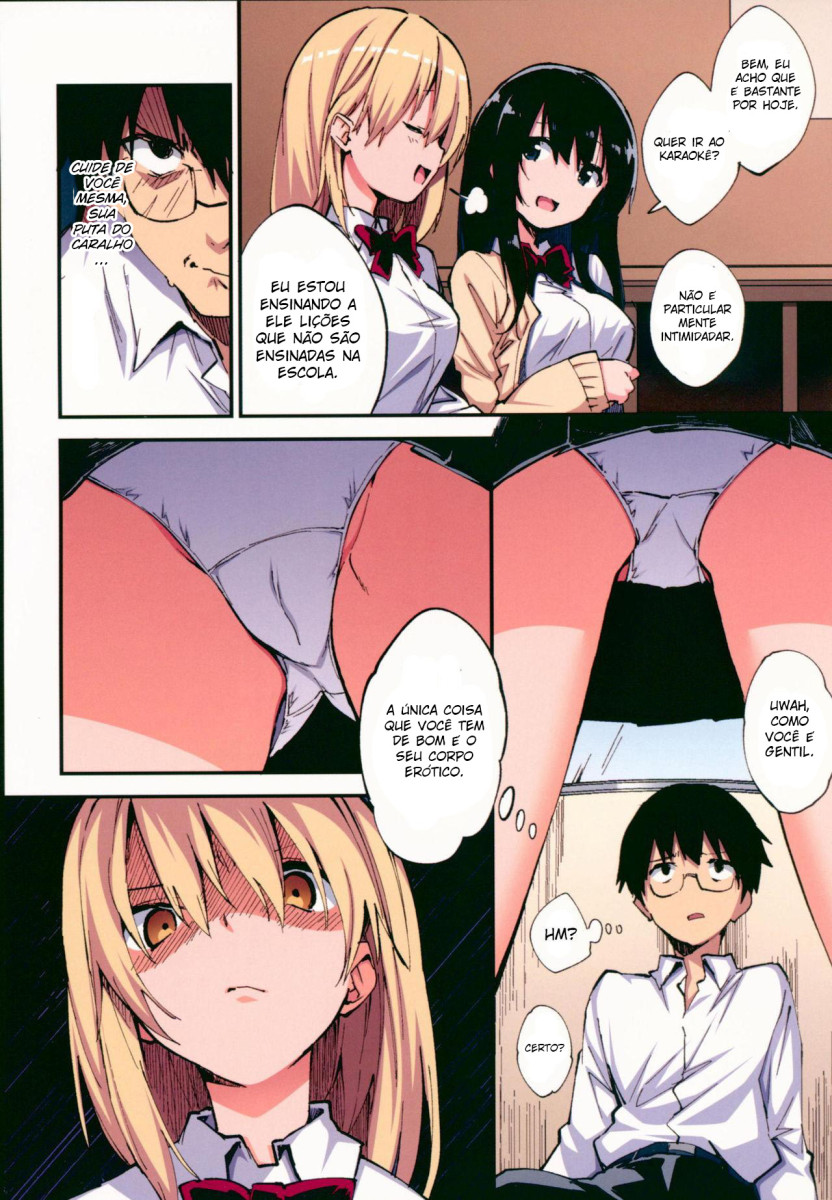 (CT32) [Yamanashi Musume. (Shituzhi, Sawayaka Samehada)] Saimin Nouryoku de Midara na Pakohame Seikatsu ~Hatsujou Shita Ijimekko to Onedari SEX~  [Portuguese-BR] image number 3