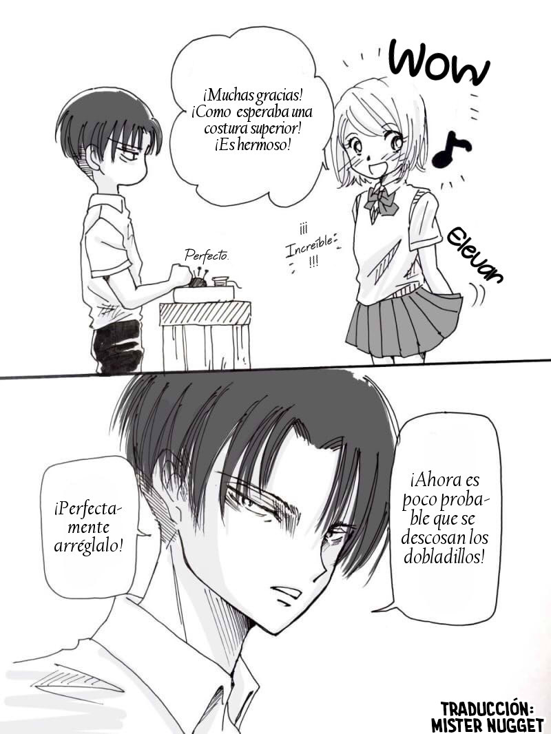 [(仁希くらら@Ｌａｚｕｌｉｔｅ)] Secundaria titán- Rivetra manga (Shingeki no Kyojin) [Spanish] [Mr. Nugget] 14eme image