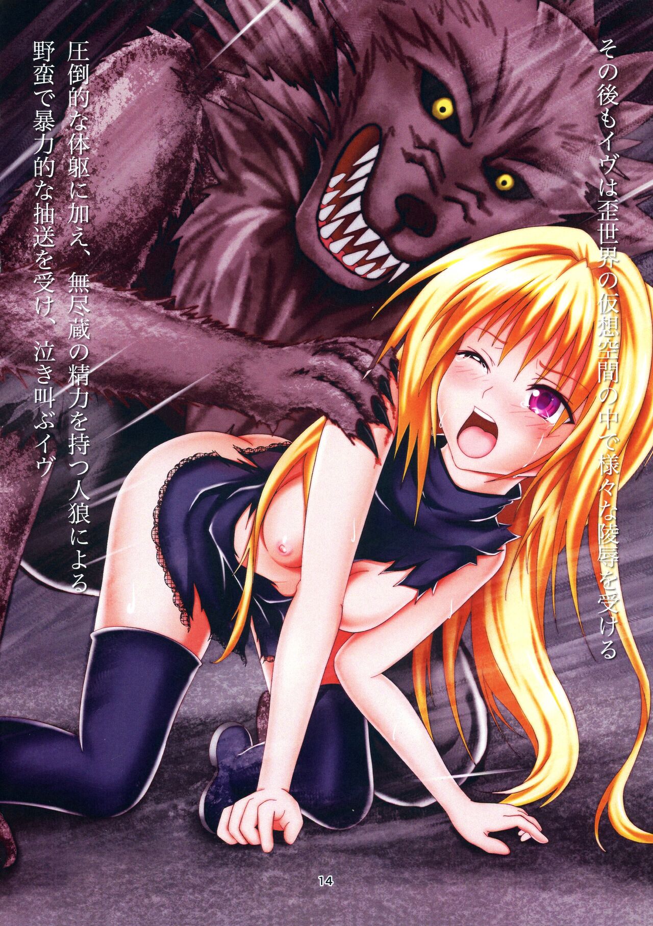 (C96) [5Base (Gobi)] BLACK NIGHTMARE (Black Cat) numero di immagine  14