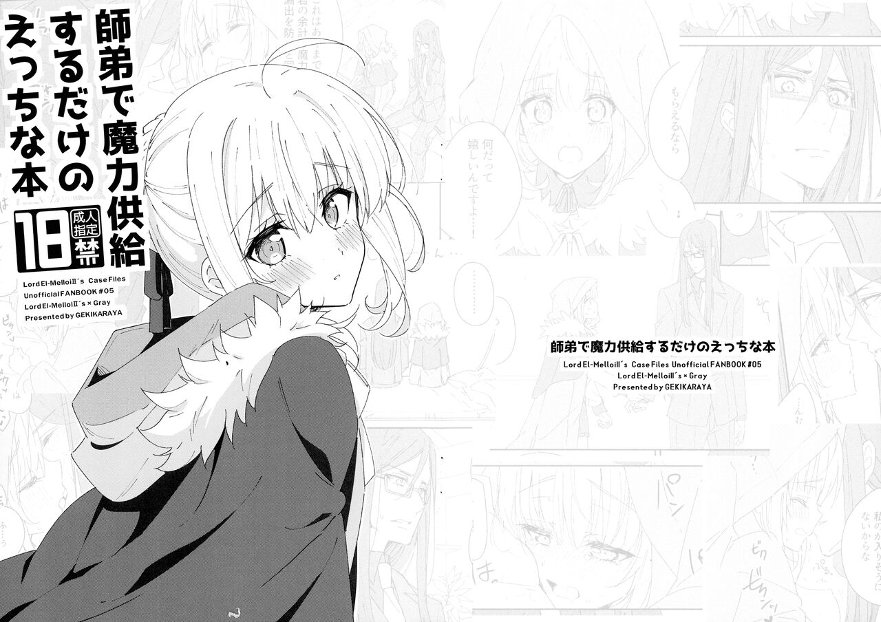 [Gekikaraya (Chili Tomato)] Shishou to Deshi de Maryoku Kyokyu Suru Dake no Ecchi na Hon (Lord El-Melloi Nisei no Jikenbo) 이미지 번호 1