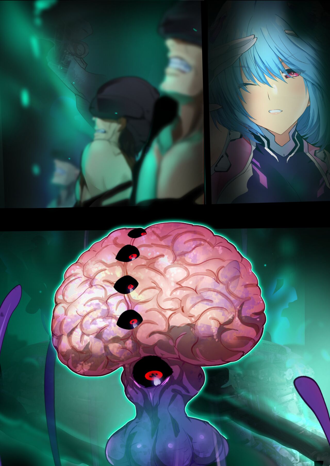 『ヒロイン受胎命令・魔導神姫狩り編 ボディハッカー』前編(漫画形式＋高解像度) image number 90