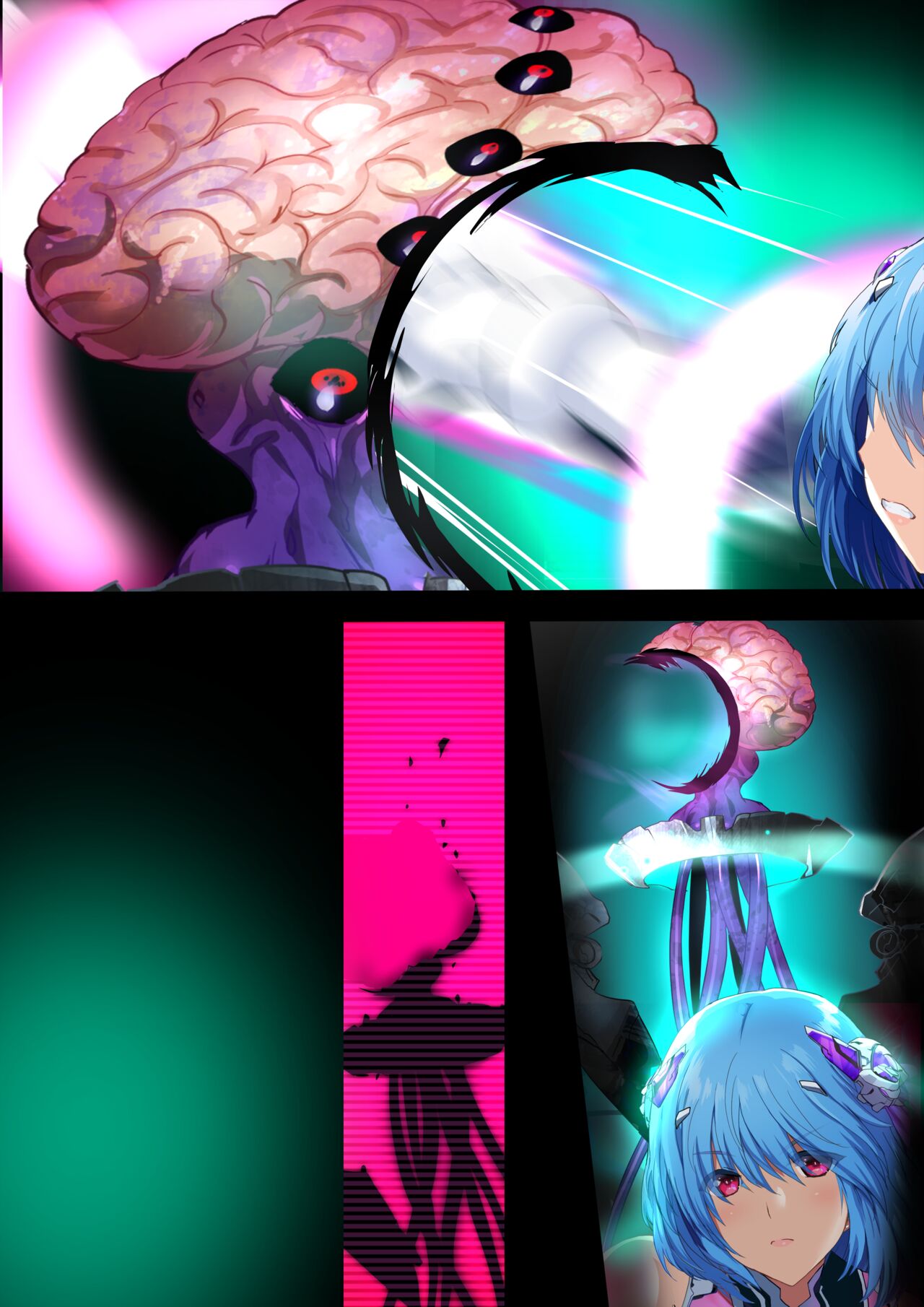 『ヒロイン受胎命令・魔導神姫狩り編 ボディハッカー』前編(漫画形式＋高解像度) image number 92