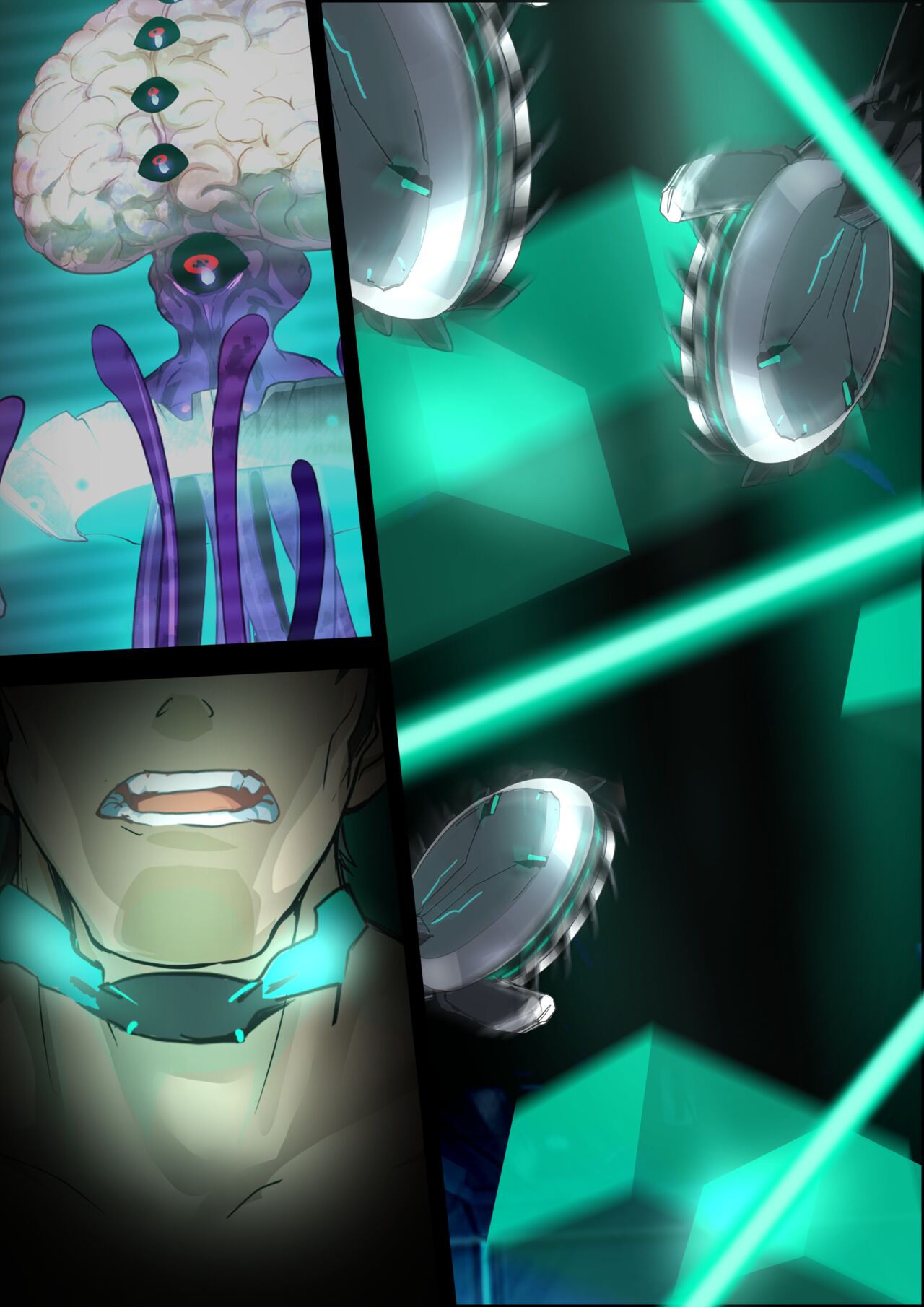 『ヒロイン受胎命令・魔導神姫狩り編 ボディハッカー』前編(漫画形式＋高解像度) image number 95