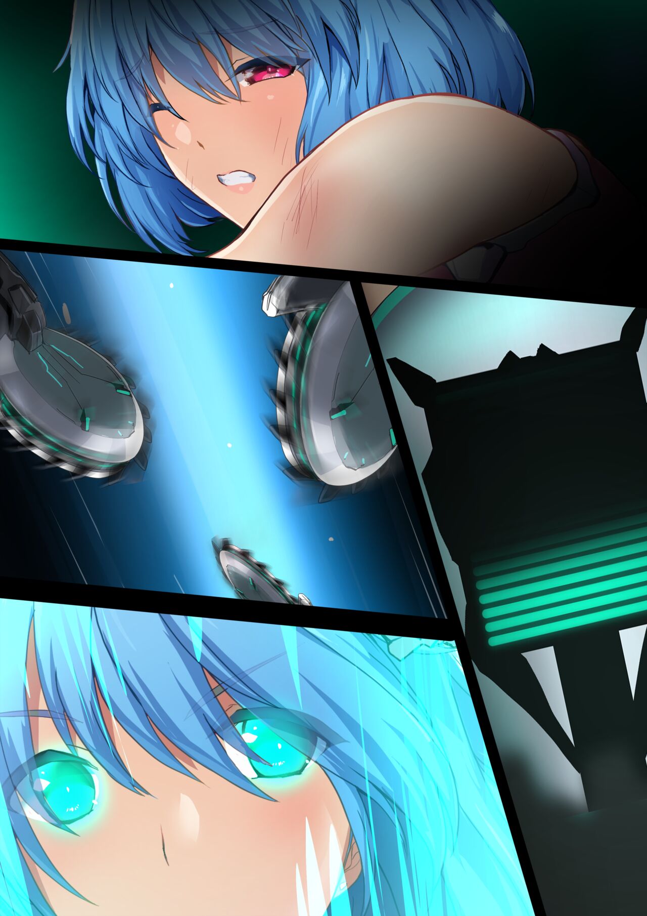 『ヒロイン受胎命令・魔導神姫狩り編 ボディハッカー』前編(漫画形式＋高解像度) image number 100