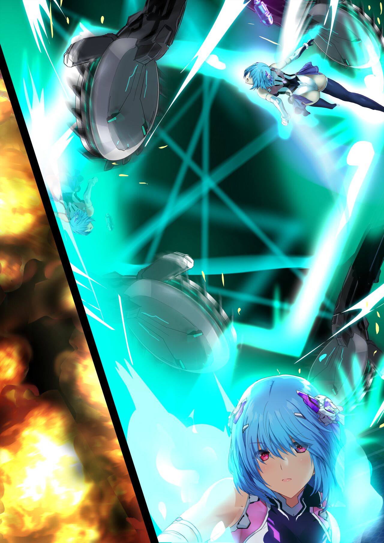 『ヒロイン受胎命令・魔導神姫狩り編 ボディハッカー』前編(漫画形式＋高解像度) image number 101