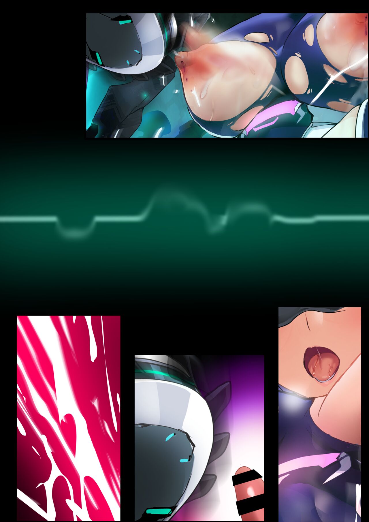 『ヒロイン受胎命令・魔導神姫狩り編 ボディハッカー』前編(漫画形式＋高解像度) image number 127