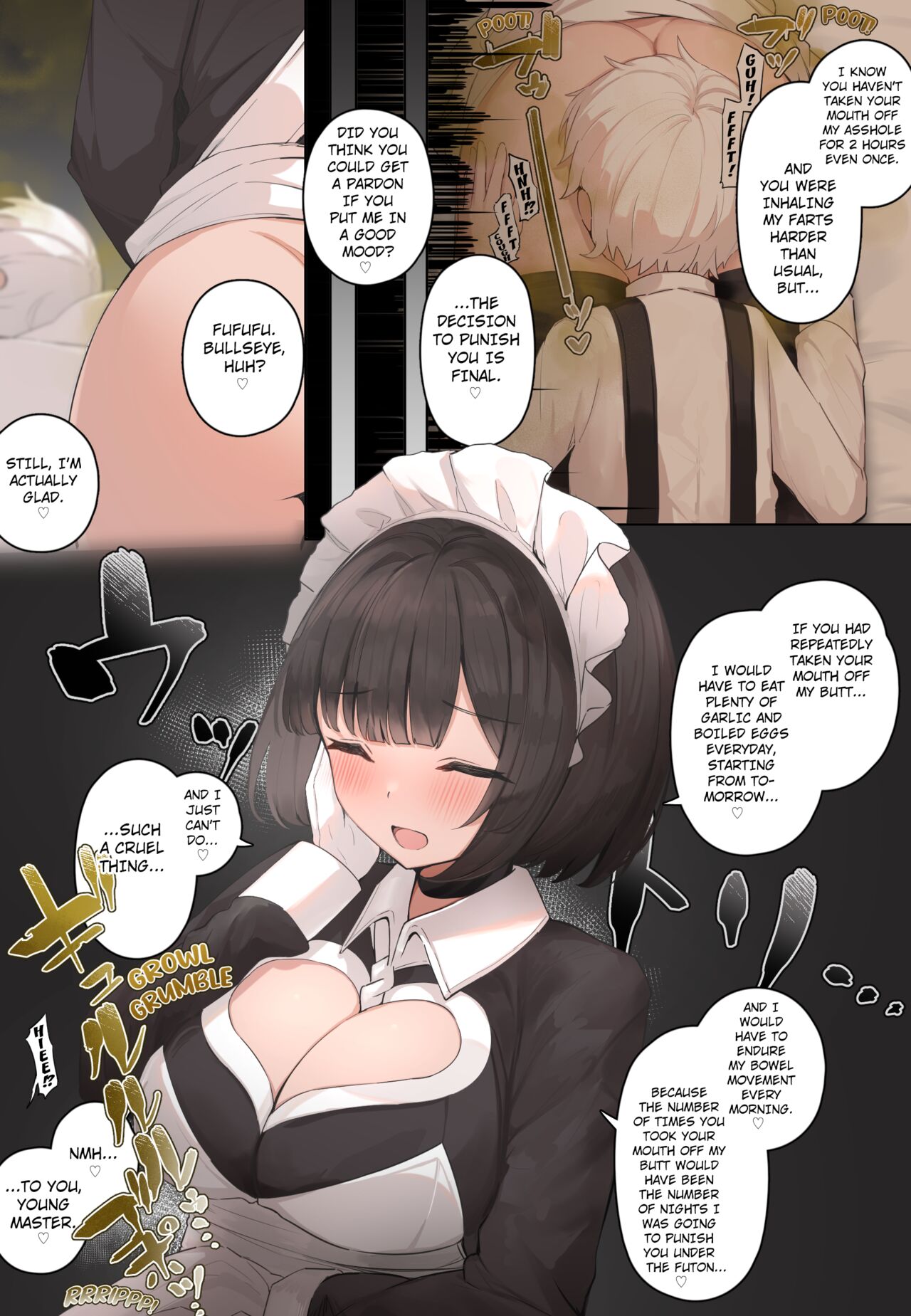[Tsuchiro] Onara Manga - Maid to Bocchama Part 2 [English] [Kuraudo] 图片编号 22