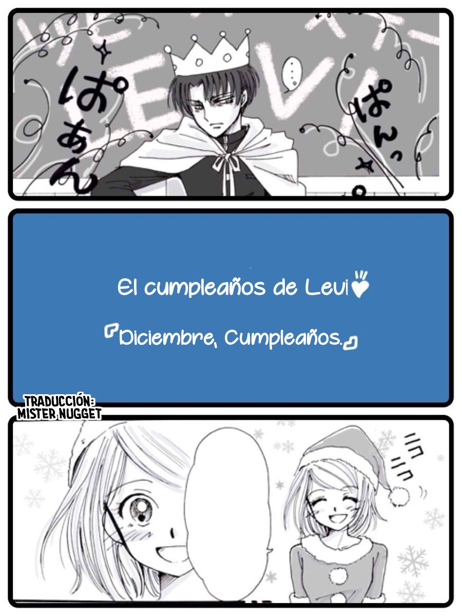 [(仁希くらら@Ｌａｚｕｌｉｔｅ)] Cumpleaños de Levi - 『Diciembre, cumpleaños ♪』 (Shingeki no Kyojin) [Spanish] [Mr. Nugget] Bildnummer 1
