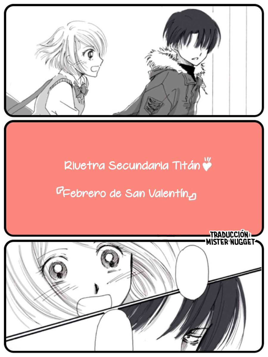 [(仁希くらら@Ｌａｚｕｌｉｔｅ)] Rivetra Secundaria Titán - 『Febrero de San Valentín ♪』(Shingeki no Kyojin) [Spanish] [Mr. Nugget] 图片编号 1