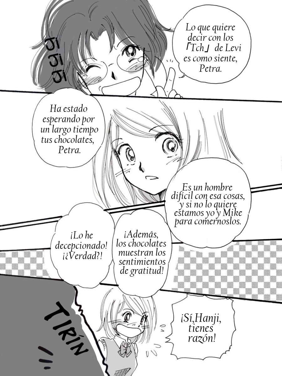 [(仁希くらら@Ｌａｚｕｌｉｔｅ)] Rivetra Secundaria Titán - 『Febrero de San Valentín ♪』(Shingeki no Kyojin) [Spanish] [Mr. Nugget] 图片编号 17