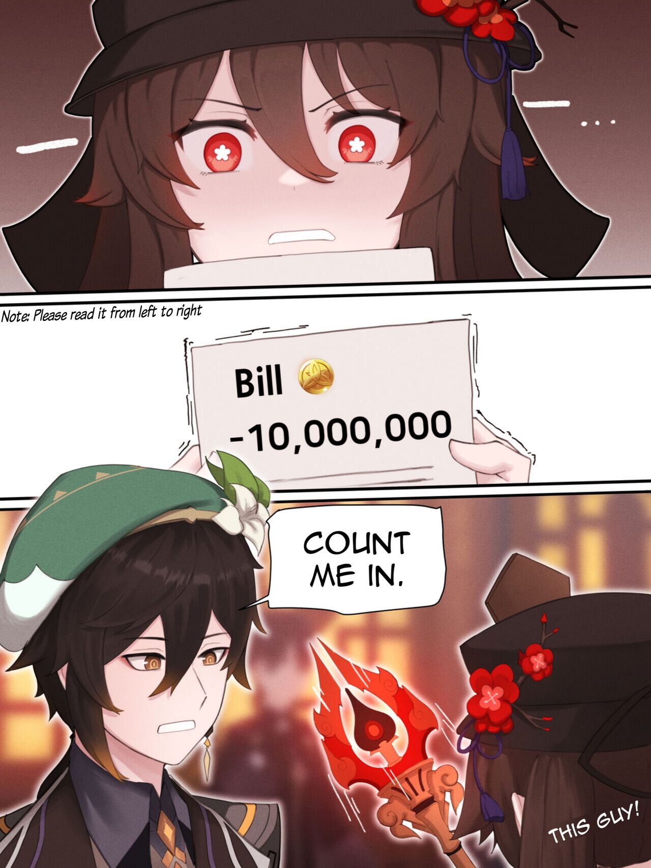 [horori] Teyvat Gravure：Hu Tao 01 (Genshin Impact) [English] [rennds] 3eme image