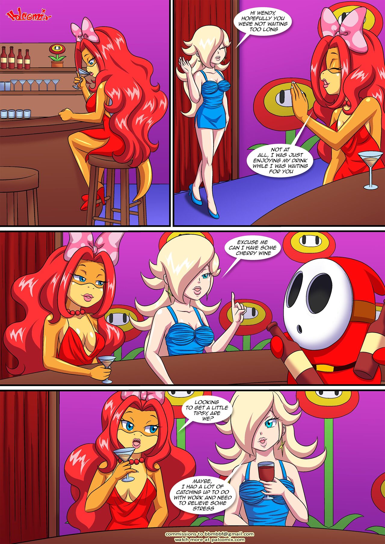 Peach X Wendy (Mario) [Palcomix] - 4 - english 4eme image