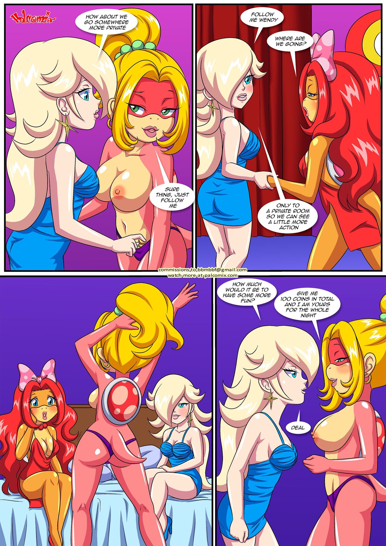 Peach X Wendy (Mario) [Palcomix] - 4 - english 9eme image