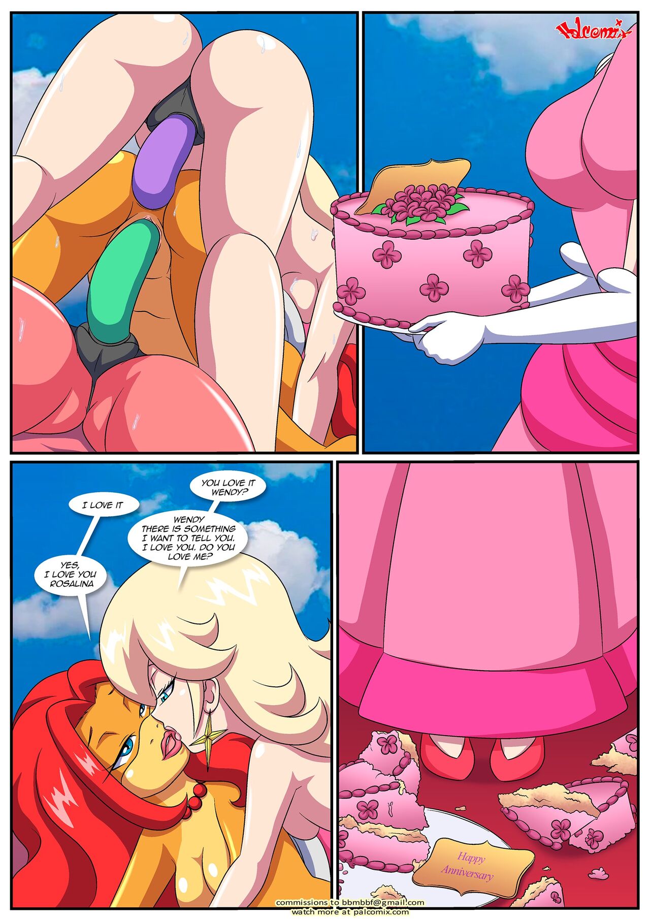 Peach X Wendy (Mario) [Palcomix] - 4 - english 20eme image