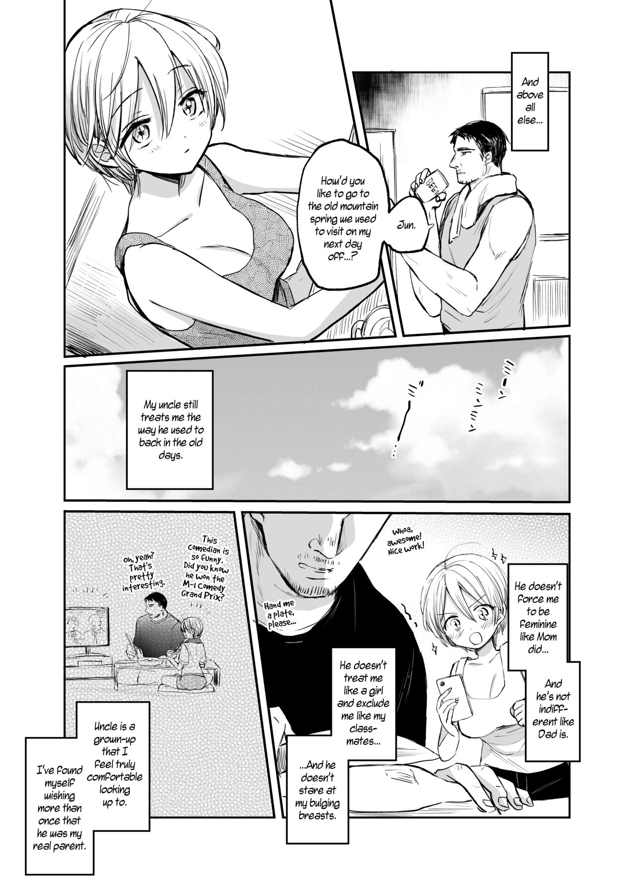 [Tetsukazuno Ao. (Emilio)] Nyotaika Shita Ore wa, Oji-san ni... | I Became a Woman, and my Uncle...[English] [WisdomWapiti] [Digital] 11eme image