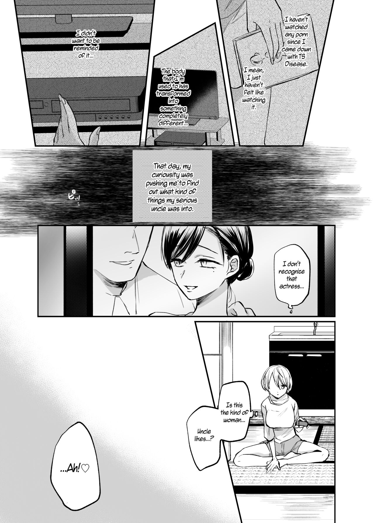 [Tetsukazuno Ao. (Emilio)] Nyotaika Shita Ore wa, Oji-san ni... | I Became a Woman, and my Uncle...[English] [WisdomWapiti] [Digital] 13eme image