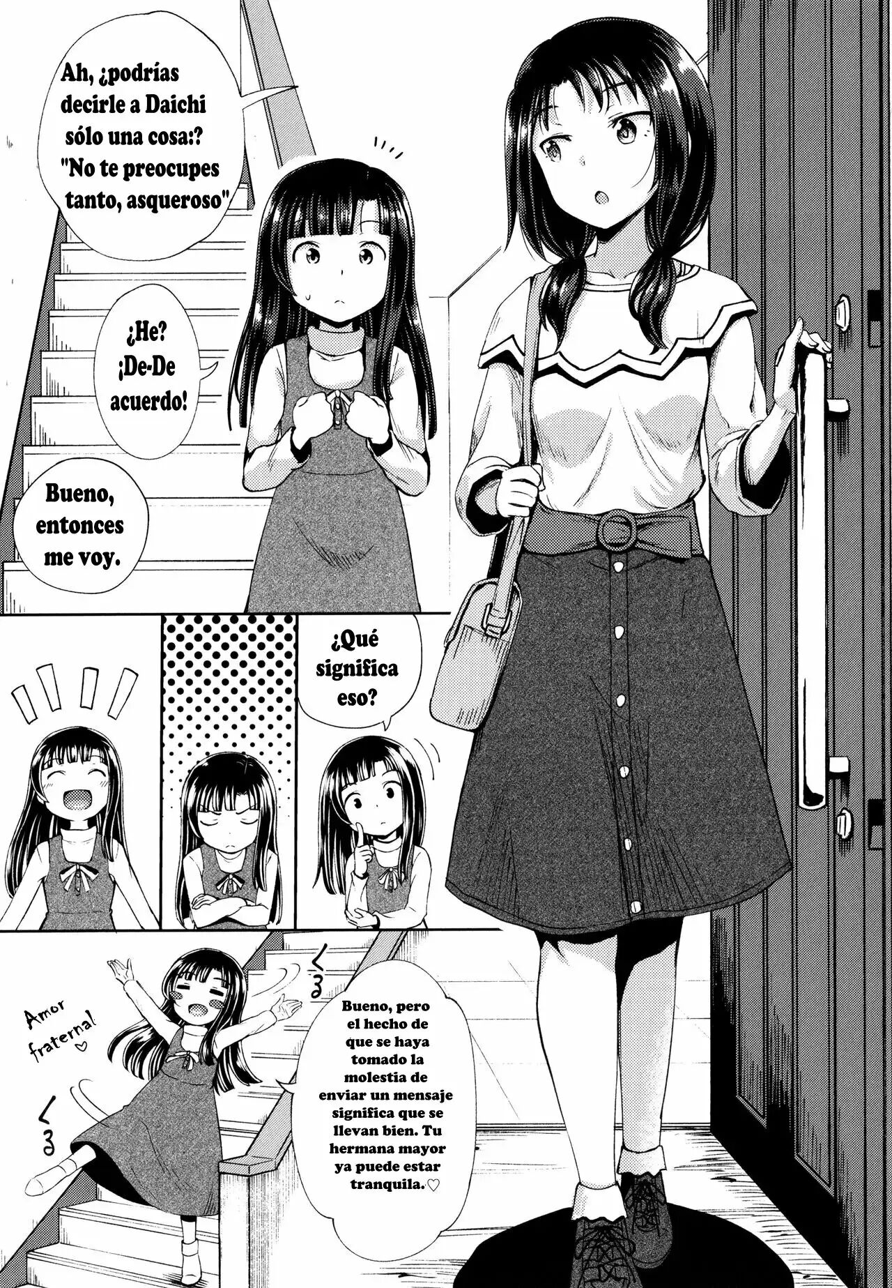 [Poncocchan] Nakayosi Apuri Ch.1-5 (Yarashii Kibun ni Naru Appli Ane to Ore to Imouto to) [Spanish] 27eme image
