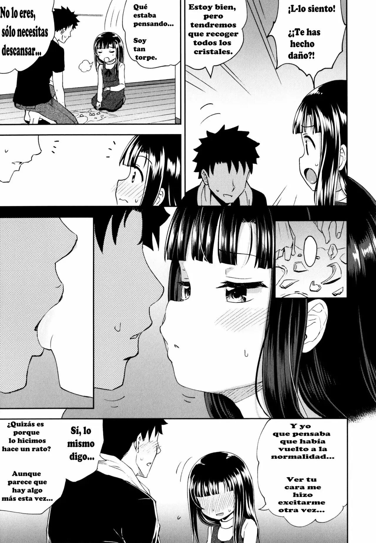 [Poncocchan] Nakayosi Apuri Ch.1-5 (Yarashii Kibun ni Naru Appli Ane to Ore to Imouto to) [Spanish] 60eme image