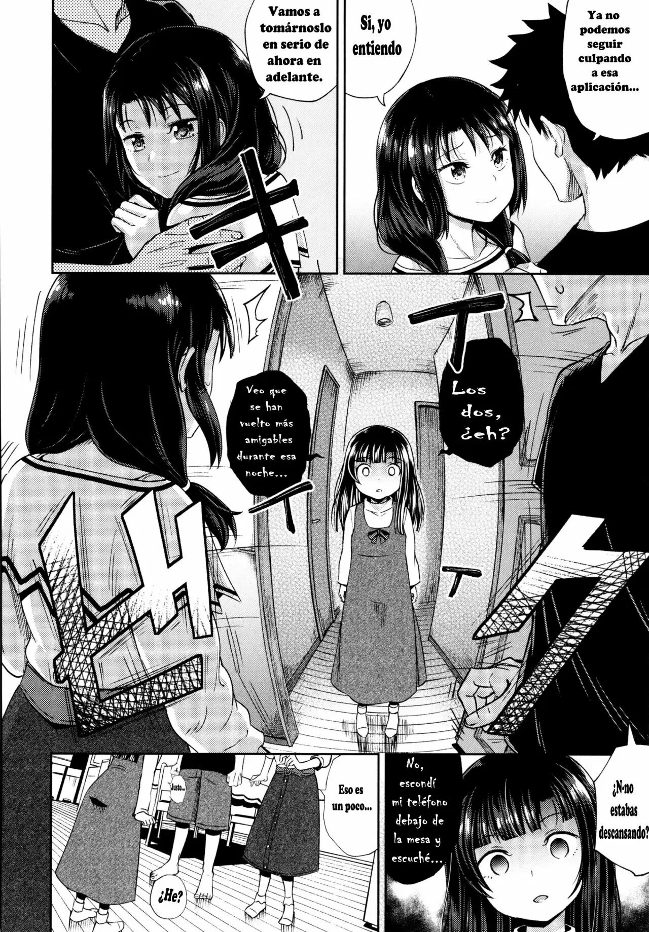 [Poncocchan] Nakayosi Apuri Ch.1-5 (Yarashii Kibun ni Naru Appli Ane to Ore to Imouto to) [Spanish] 107eme image