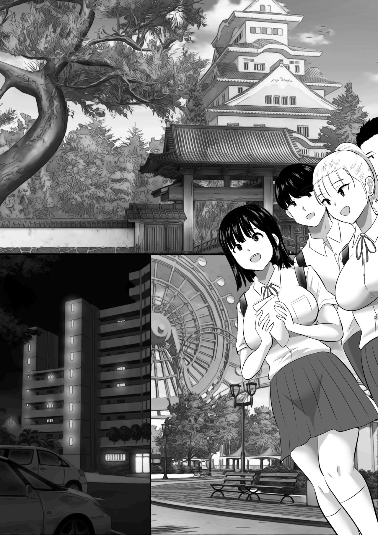 [Muramura Murason] Shuugaku Ryokouchuu ni Mikkai ga Bare Hansei Beya de Seikatsu Shidou ni Netorare image number 9