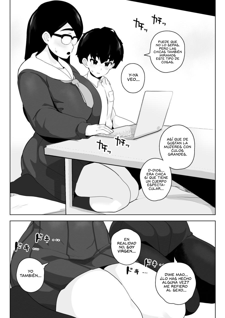 [Sasanoha Toro] Class 1 Shiri ga Dekai Megane no Osanajimi ni Nakadashi Shiro to Honnou ga Itte iru | Mi Instinto me Dice que me Corra Dentro de mi Amiga de la Infancia quien tiene el Culo más Grande de mi Clase y usa Anteojos [Spanish] [NekoCreme] image number 8