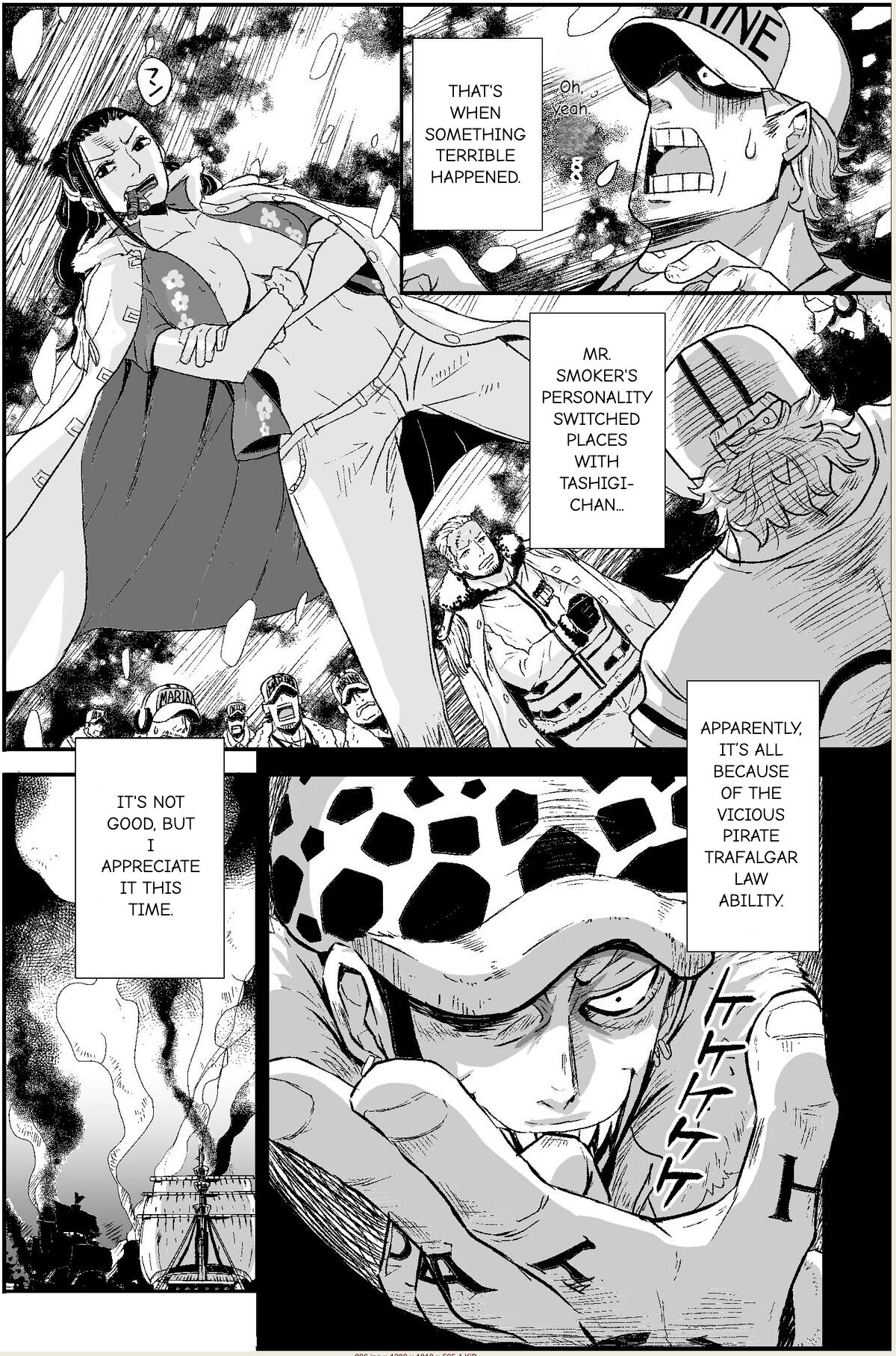 [Oukokusan (Kakutou Oukoku)] Kaigun no Onna (One Piece) [English] image number 6