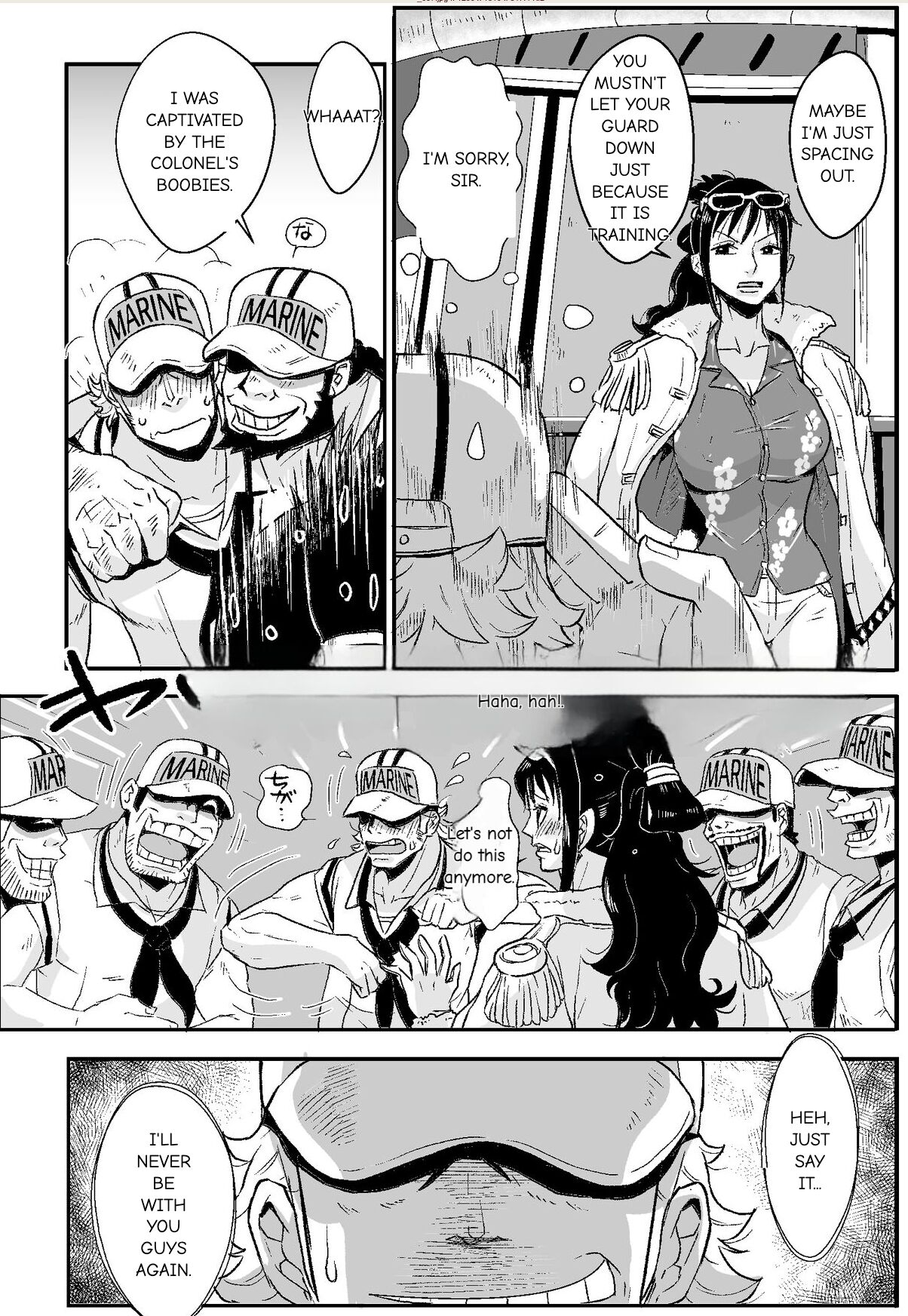 [Oukokusan (Kakutou Oukoku)] Kaigun no Onna (One Piece) [English] image number 38