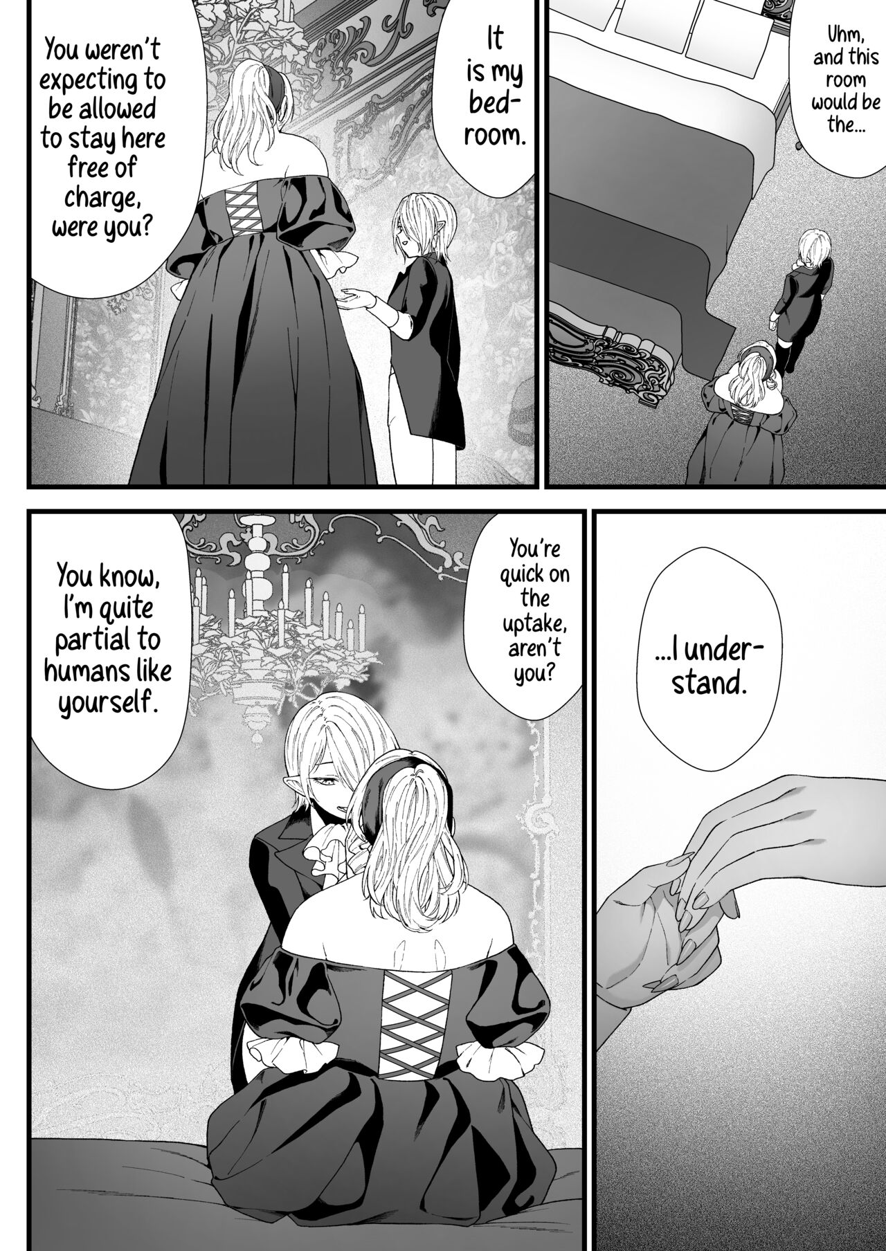 [Lin's Works] Jouyoku no Kago: Muchimuchi Oneesan Succubus to Futanari Loli Kyuuketsuki ga Icharabu Sex Suru Hanashi | Cage Of Lust [English] [A Cool Person] [Digital] image number 5