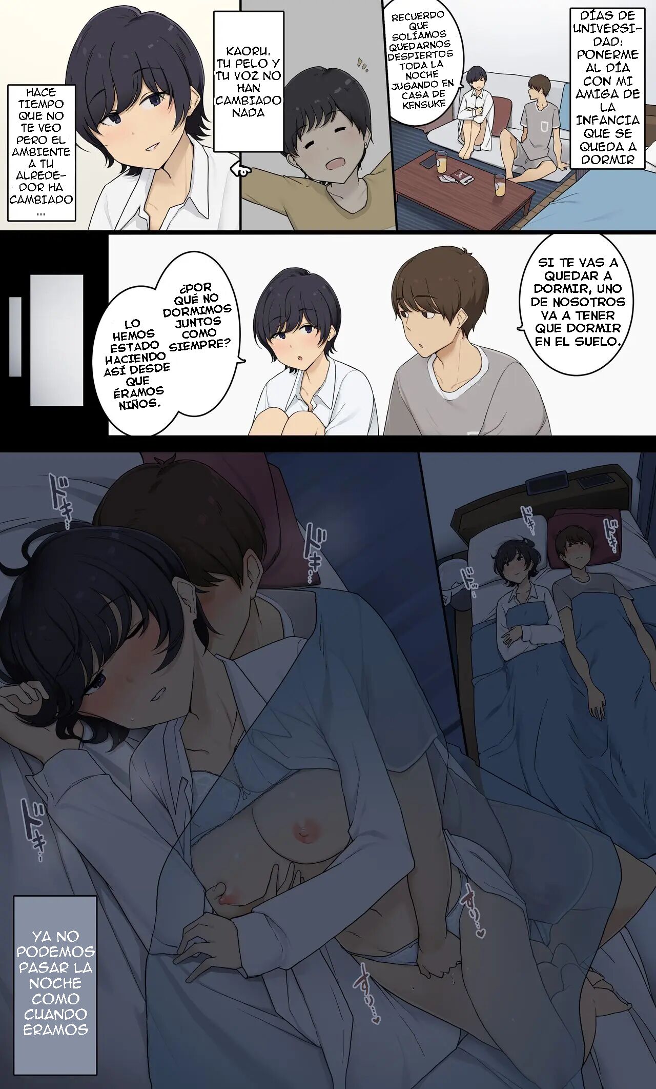 [Wakamatsu] Mukashi wa Dousei no You ni Sesshiteta Osananajimi no Koto o Isei to Shite Ninshiki Shita Hi [Spanish] numero di immagine  5