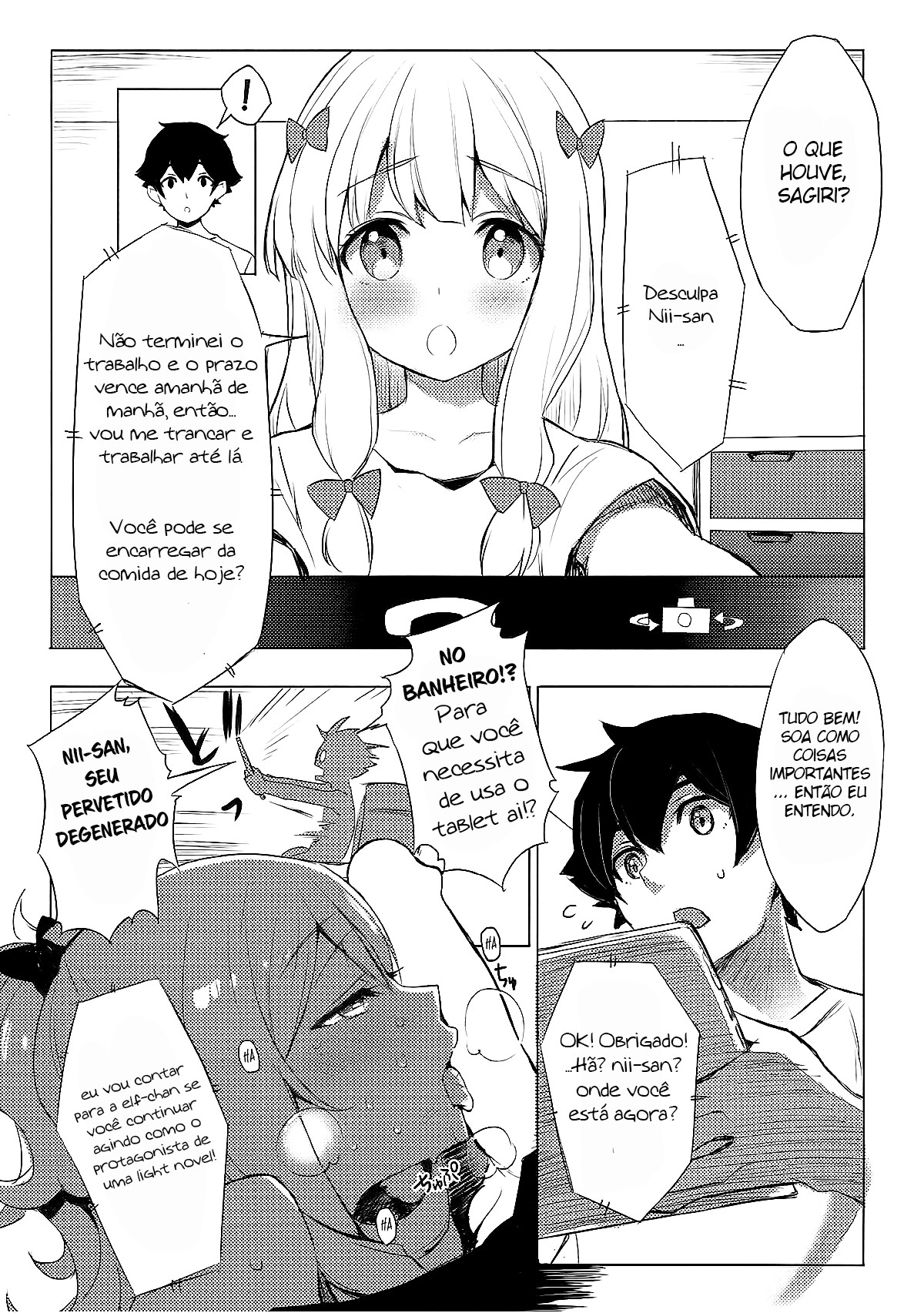 (C92) [WASABI (Tatami)] Elven Sanctuary (Eromanga Sensei) [Portuguese-BR] numero di immagine  11