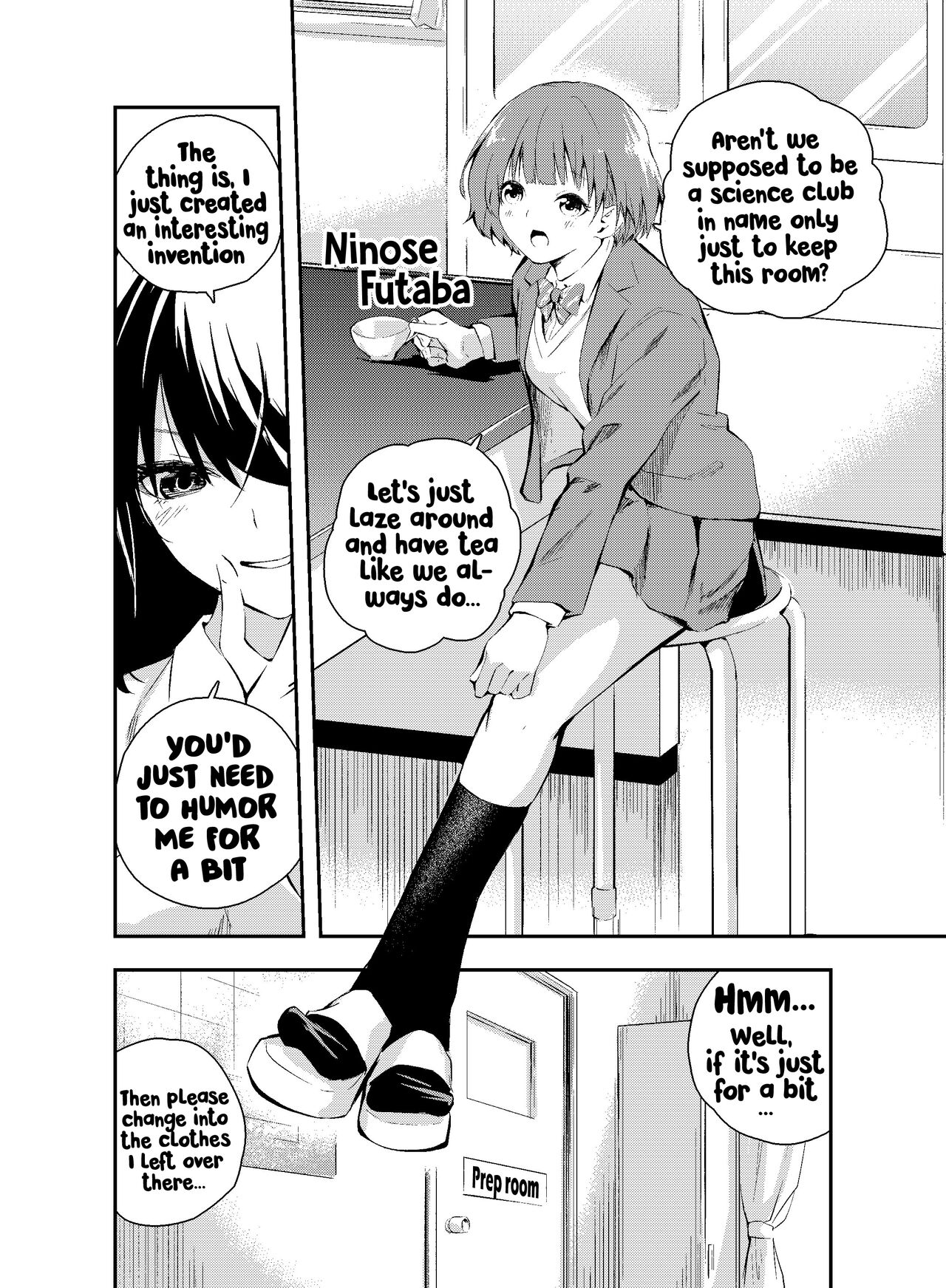 [Hatsuyasumi] Jikken o Shiyou. Classmate ni Barenai-you ni Hadaka de Jugyou o Ukeru!? | Let's do an experiment. Can we take lessons naked without our classmates discovering us...? [English] [Hikari no Kaze] 图片编号 4