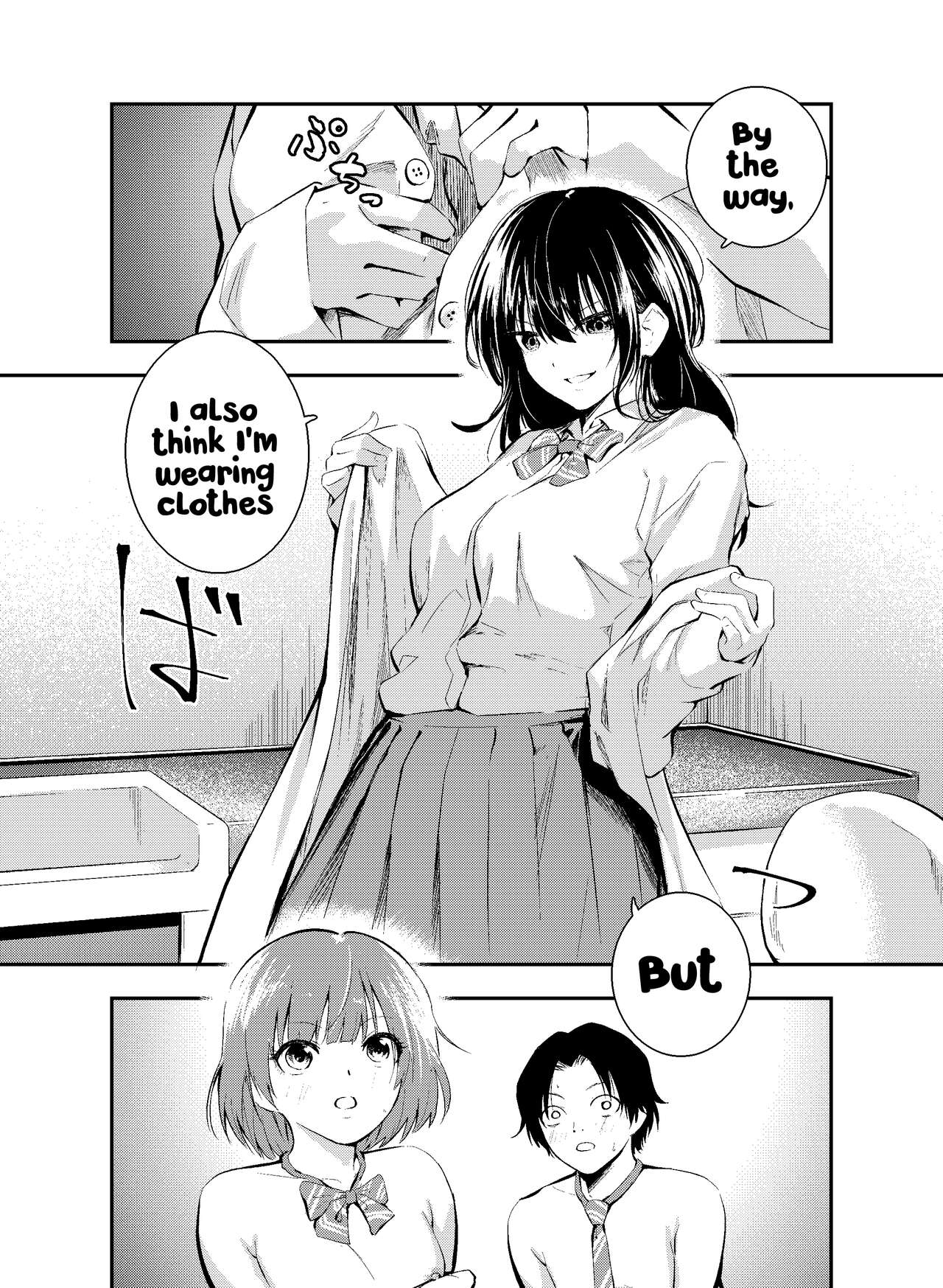 [Hatsuyasumi] Jikken o Shiyou. Classmate ni Barenai-you ni Hadaka de Jugyou o Ukeru!? | Let's do an experiment. Can we take lessons naked without our classmates discovering us...? [English] [Hikari no Kaze] 图片编号 9