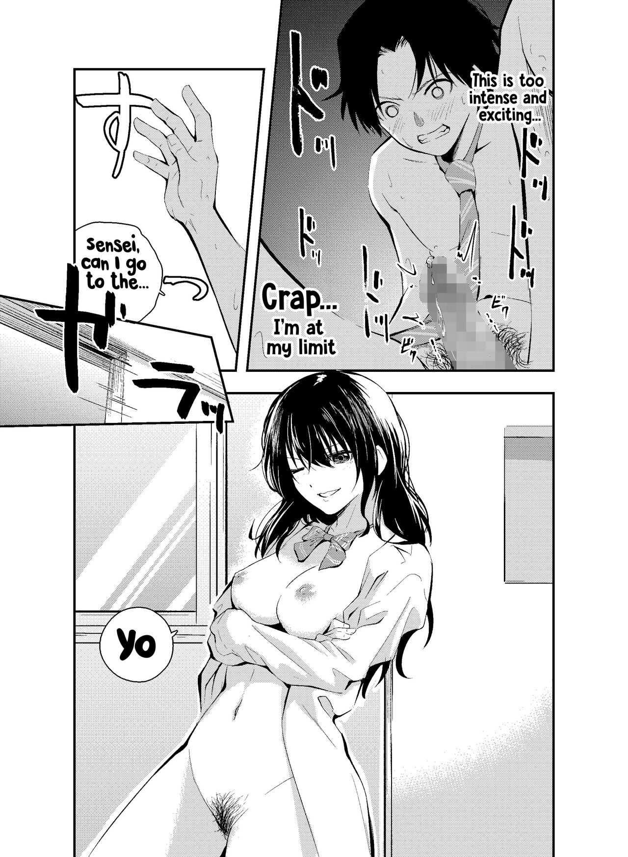 [Hatsuyasumi] Jikken o Shiyou. Classmate ni Barenai-you ni Hadaka de Jugyou o Ukeru!? | Let's do an experiment. Can we take lessons naked without our classmates discovering us...? [English] [Hikari no Kaze] 图片编号 16
