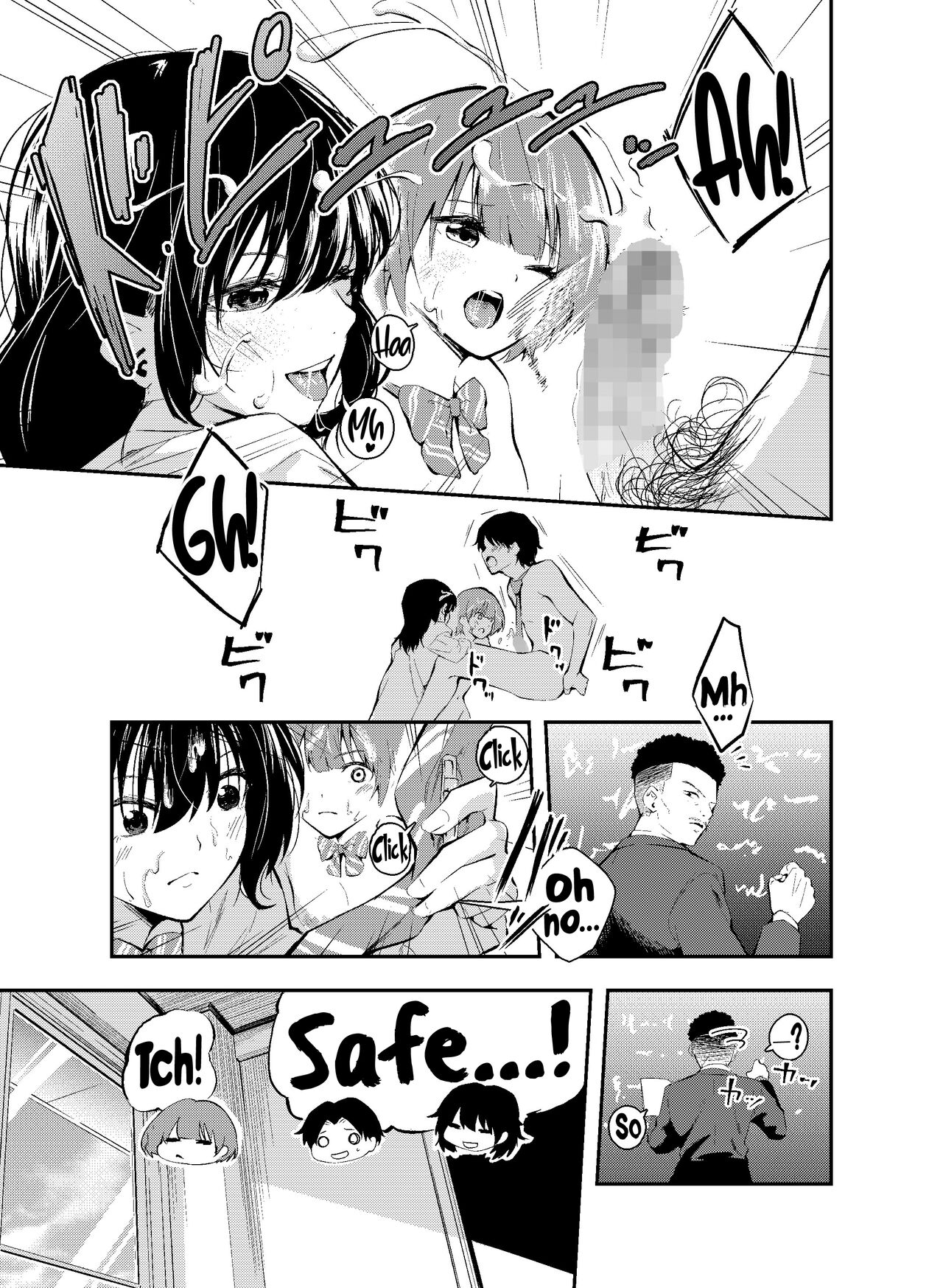 [Hatsuyasumi] Jikken o Shiyou. Classmate ni Barenai-you ni Hadaka de Jugyou o Ukeru!? | Let's do an experiment. Can we take lessons naked without our classmates discovering us...? [English] [Hikari no Kaze] 图片编号 33