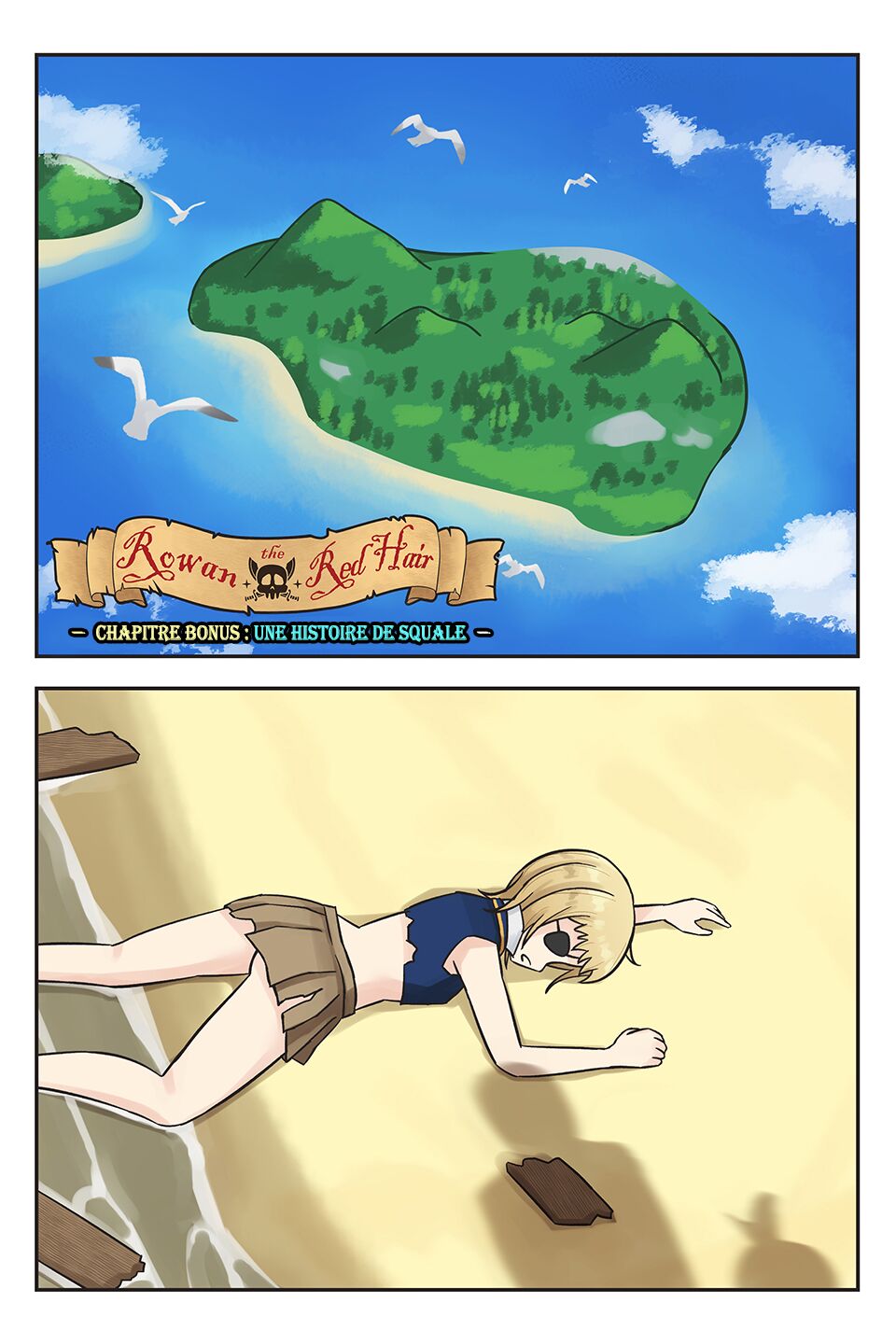 [RudySaki] Rowan the Red Hair: Sharky Story | Une histoire de Squale numero di immagine  1