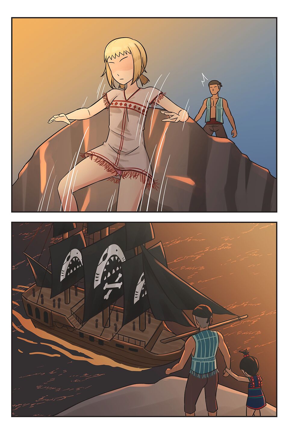 [RudySaki] Rowan the Red Hair: Sharky Story | Une histoire de Squale numero di immagine  13