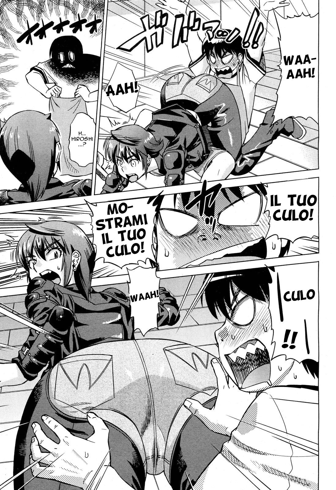 [Abe Morioka] Onee-sama wa Oshirizuki | Ti Piace L' Anale ? (COMIC AUN 2012-09) [Italian] [Decensored] image number 9
