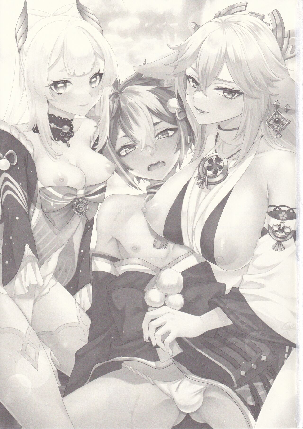 (C102) [Locus (Kisaki Noah)] Wanko Kikiippatsu! (Genshin Impact) image number 2