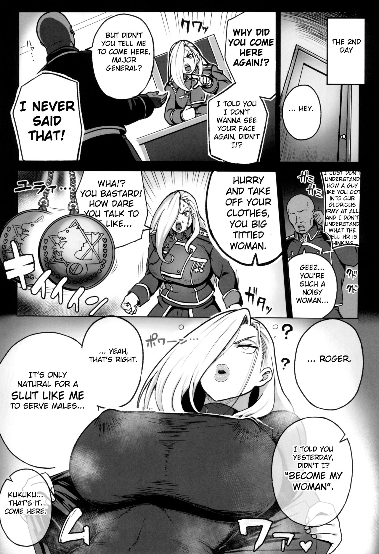 (C102) [Guhan Shounen] Jukujo Shougun VS Saimin no Renkinjutsushi (Fullmetal Alchemist) [English] [FC] image number 9