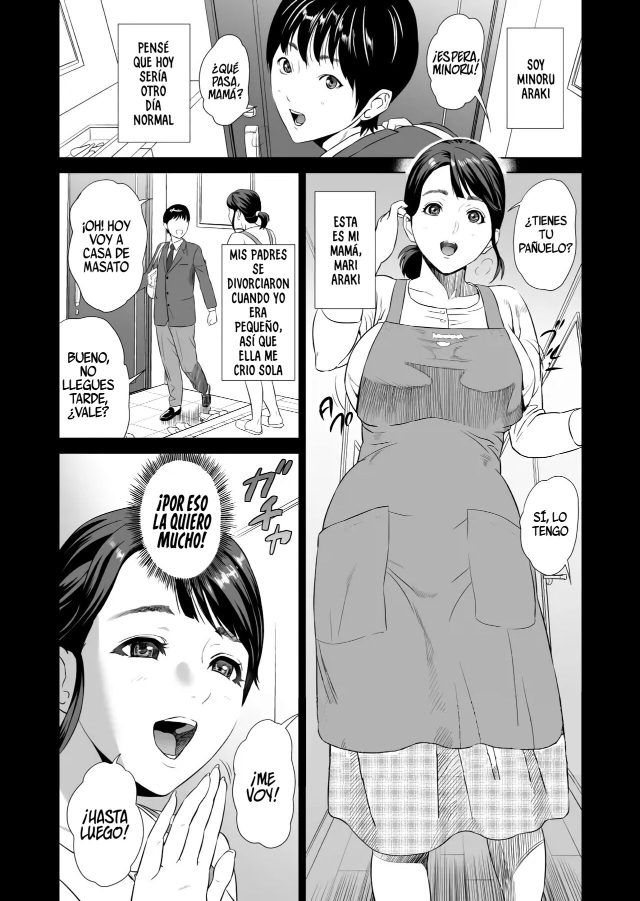 [Hyo-dou (Hyji)] Hahaoya Yuuwaku ~Boku no Mama Ikusei Keikaku~ 01-04 [español] Bildnummer 5