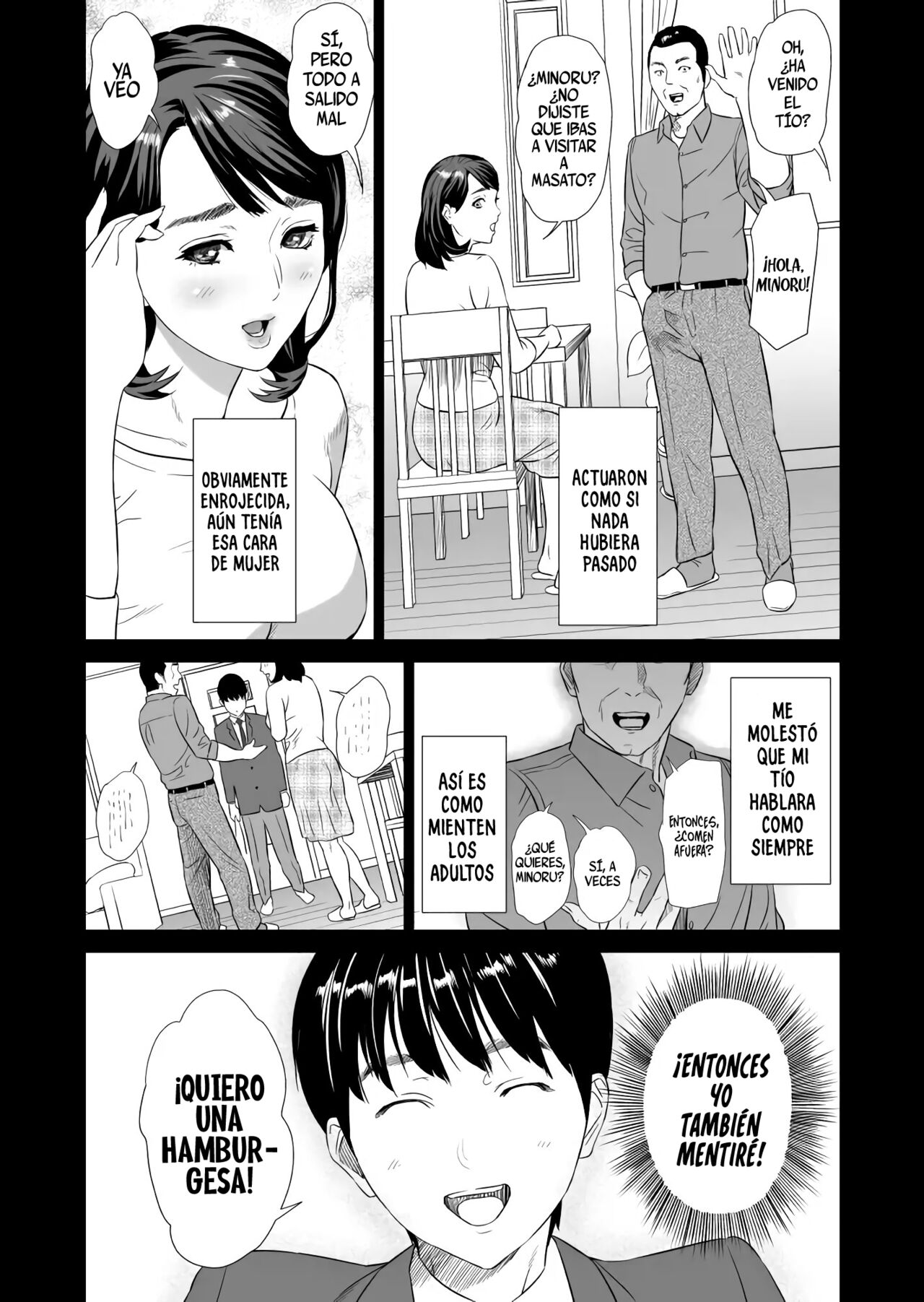 [Hyo-dou (Hyji)] Hahaoya Yuuwaku ~Boku no Mama Ikusei Keikaku~ 01-04 [español] Bildnummer 9