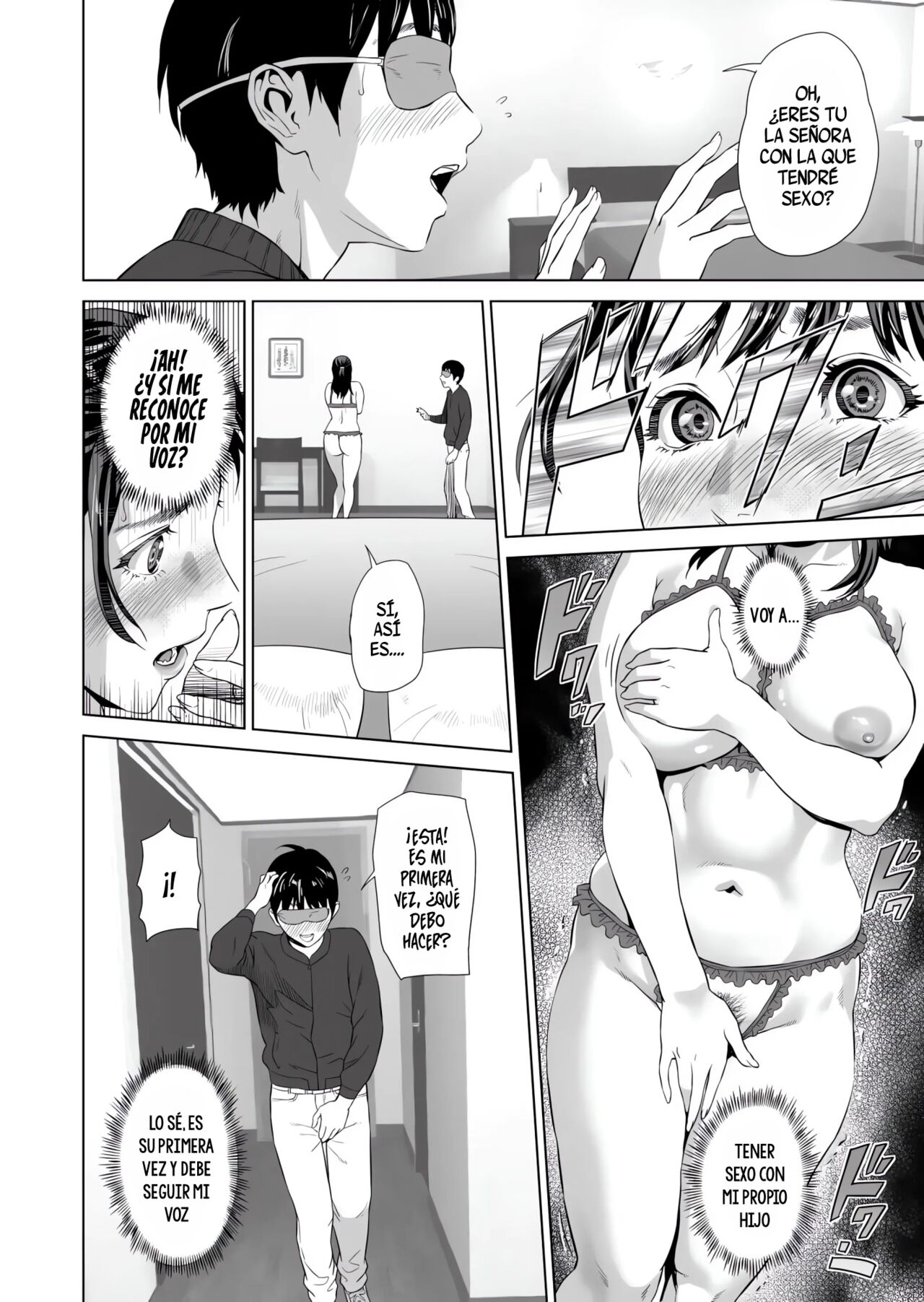 [Hyo-dou (Hyji)] Hahaoya Yuuwaku ~Boku no Mama Ikusei Keikaku~ 01-04 [español] Bildnummer 26