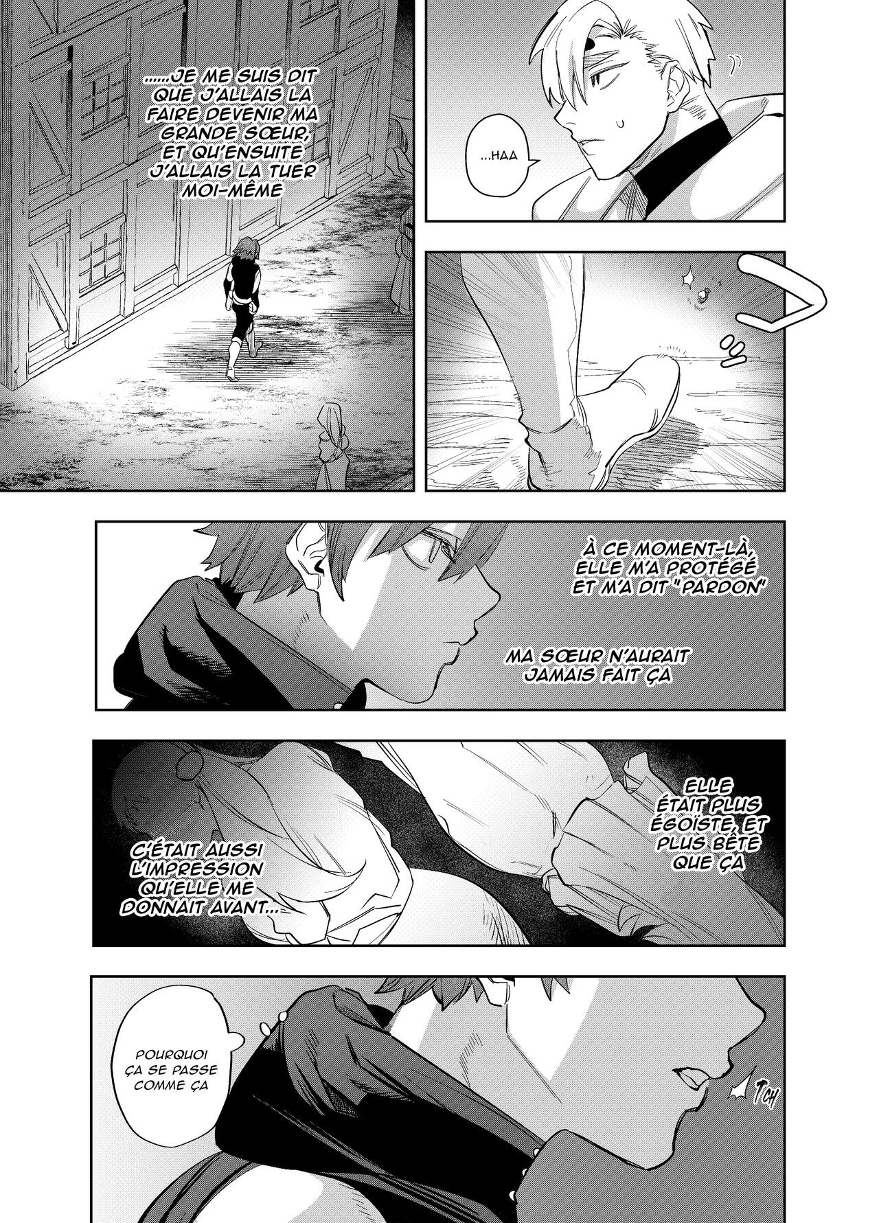 [Sakiccyo dake!(Horita ahan)] Isekai Trip Saki de Tasuketekureta noha, Hitogoroshi no Syounenn deshita. 4 | Le jeune garçon qui m'a sauvée quand j'ai trébuché dans un autre monde était un meurtrier. 4 [French] 图片编号 33