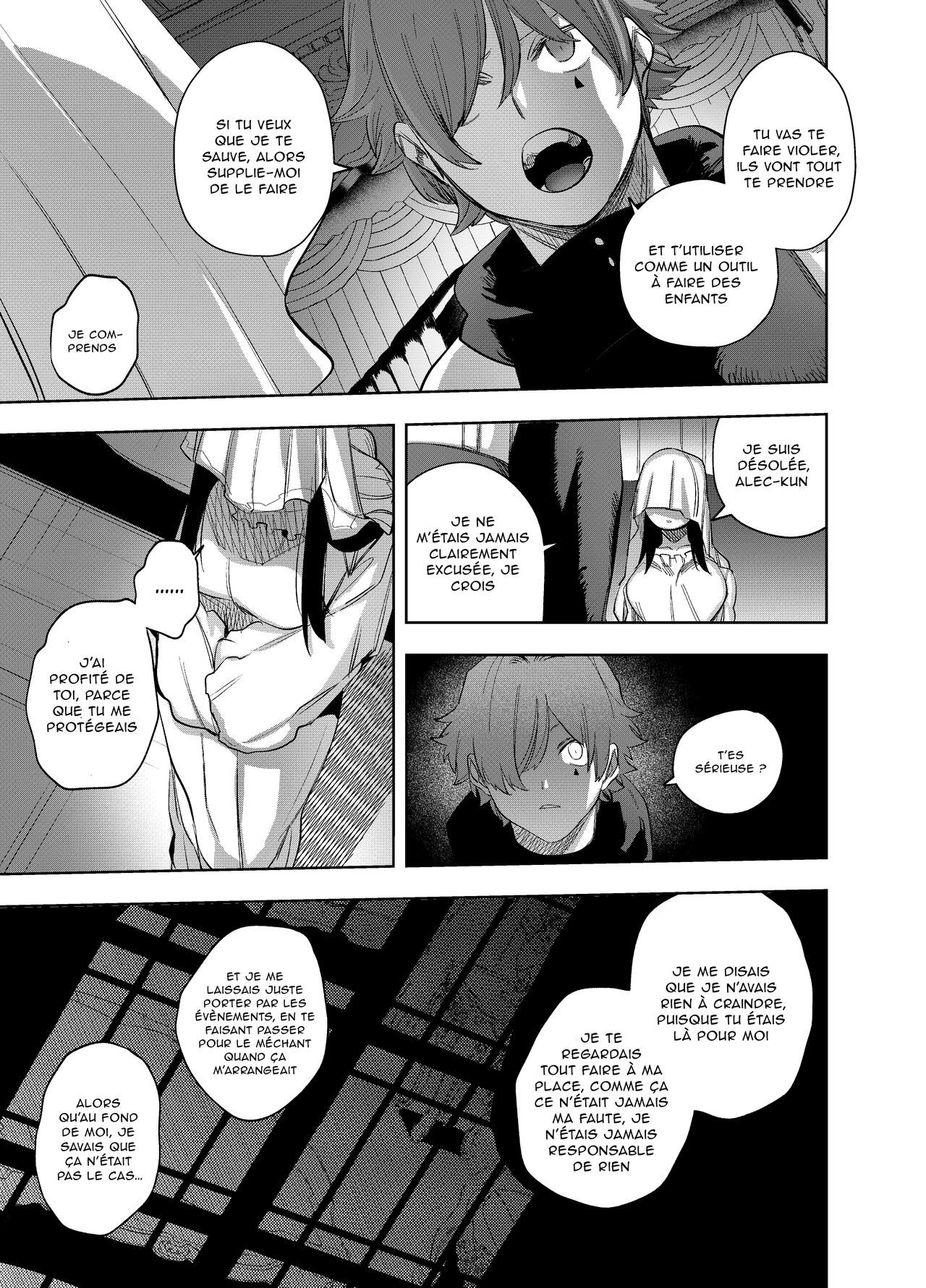 [Sakiccyo dake!(Horita ahan)] Isekai Trip Saki de Tasuketekureta noha, Hitogoroshi no Syounenn deshita. 4 | Le jeune garçon qui m'a sauvée quand j'ai trébuché dans un autre monde était un meurtrier. 4 [French] 图片编号 39