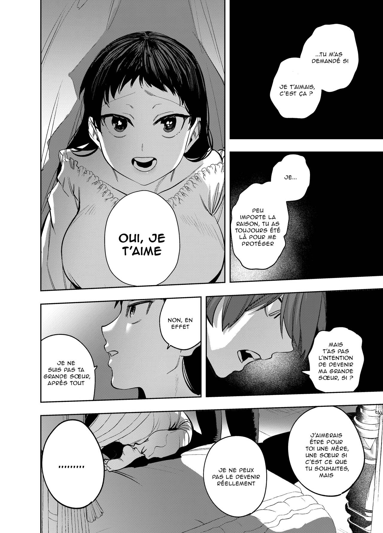 [Sakiccyo dake!(Horita ahan)] Isekai Trip Saki de Tasuketekureta noha, Hitogoroshi no Syounenn deshita. 4 | Le jeune garçon qui m'a sauvée quand j'ai trébuché dans un autre monde était un meurtrier. 4 [French] 图片编号 42