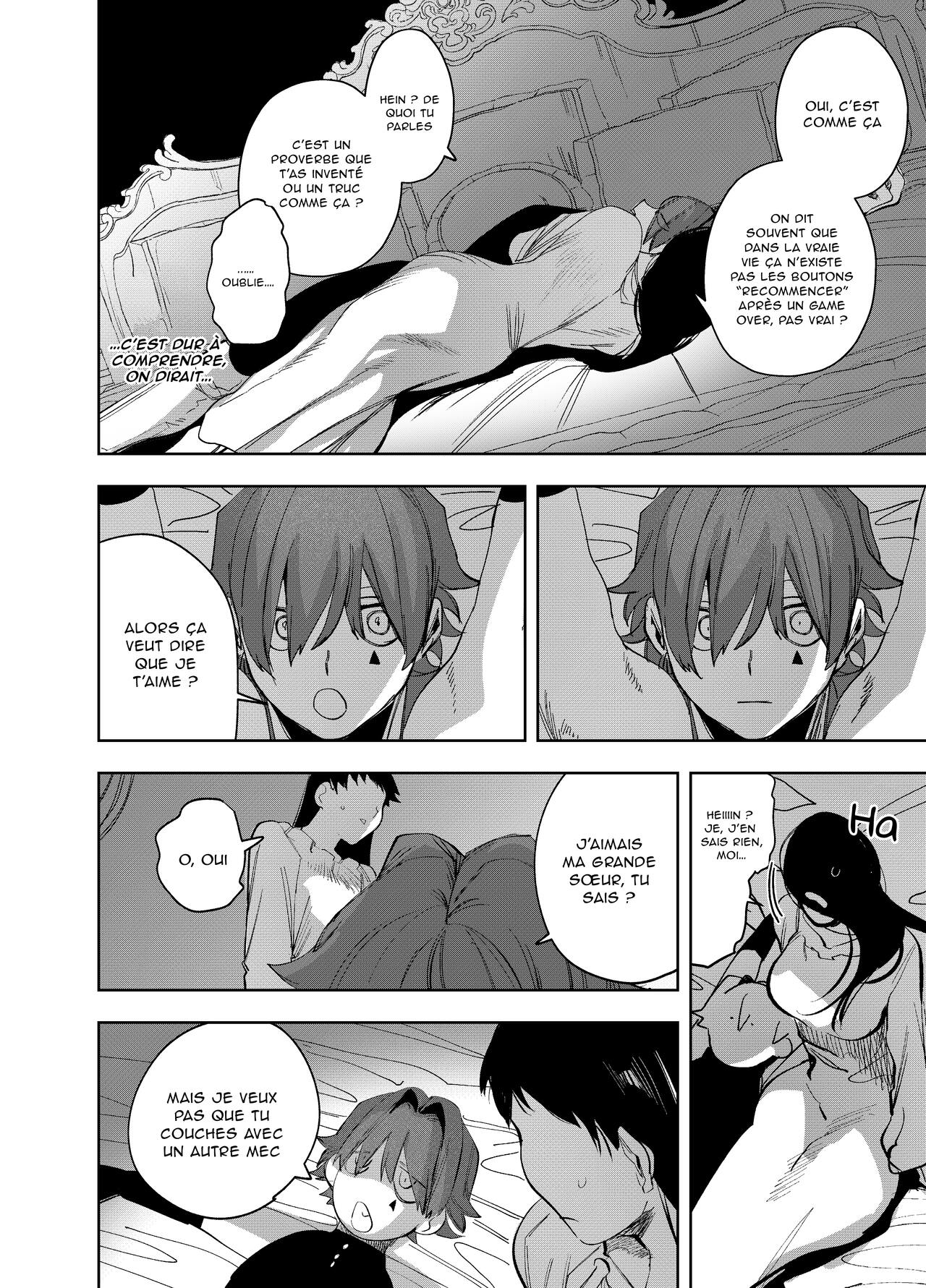 [Sakiccyo dake!(Horita ahan)] Isekai Trip Saki de Tasuketekureta noha, Hitogoroshi no Syounenn deshita. 4 | Le jeune garçon qui m'a sauvée quand j'ai trébuché dans un autre monde était un meurtrier. 4 [French] 图片编号 46