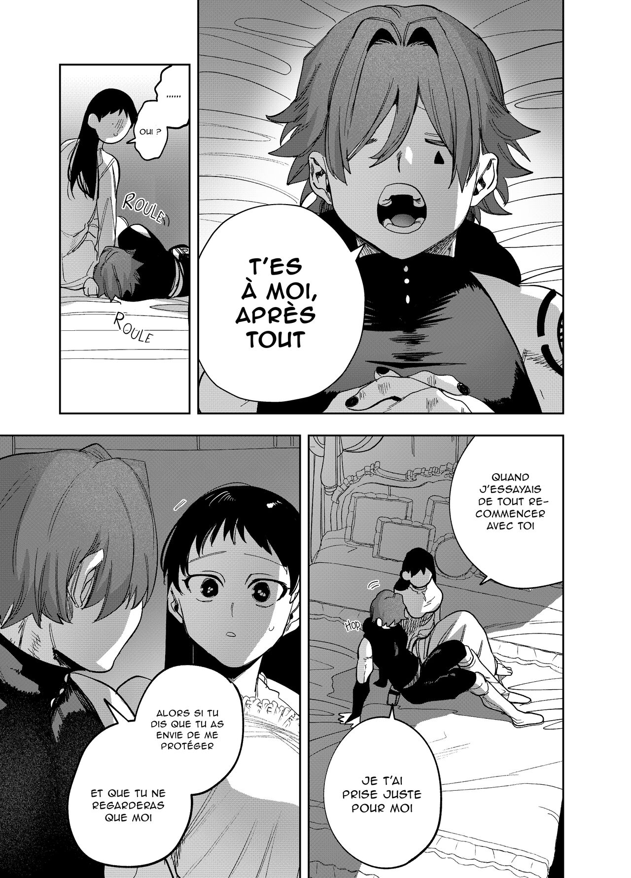 [Sakiccyo dake!(Horita ahan)] Isekai Trip Saki de Tasuketekureta noha, Hitogoroshi no Syounenn deshita. 4 | Le jeune garçon qui m'a sauvée quand j'ai trébuché dans un autre monde était un meurtrier. 4 [French] 图片编号 47