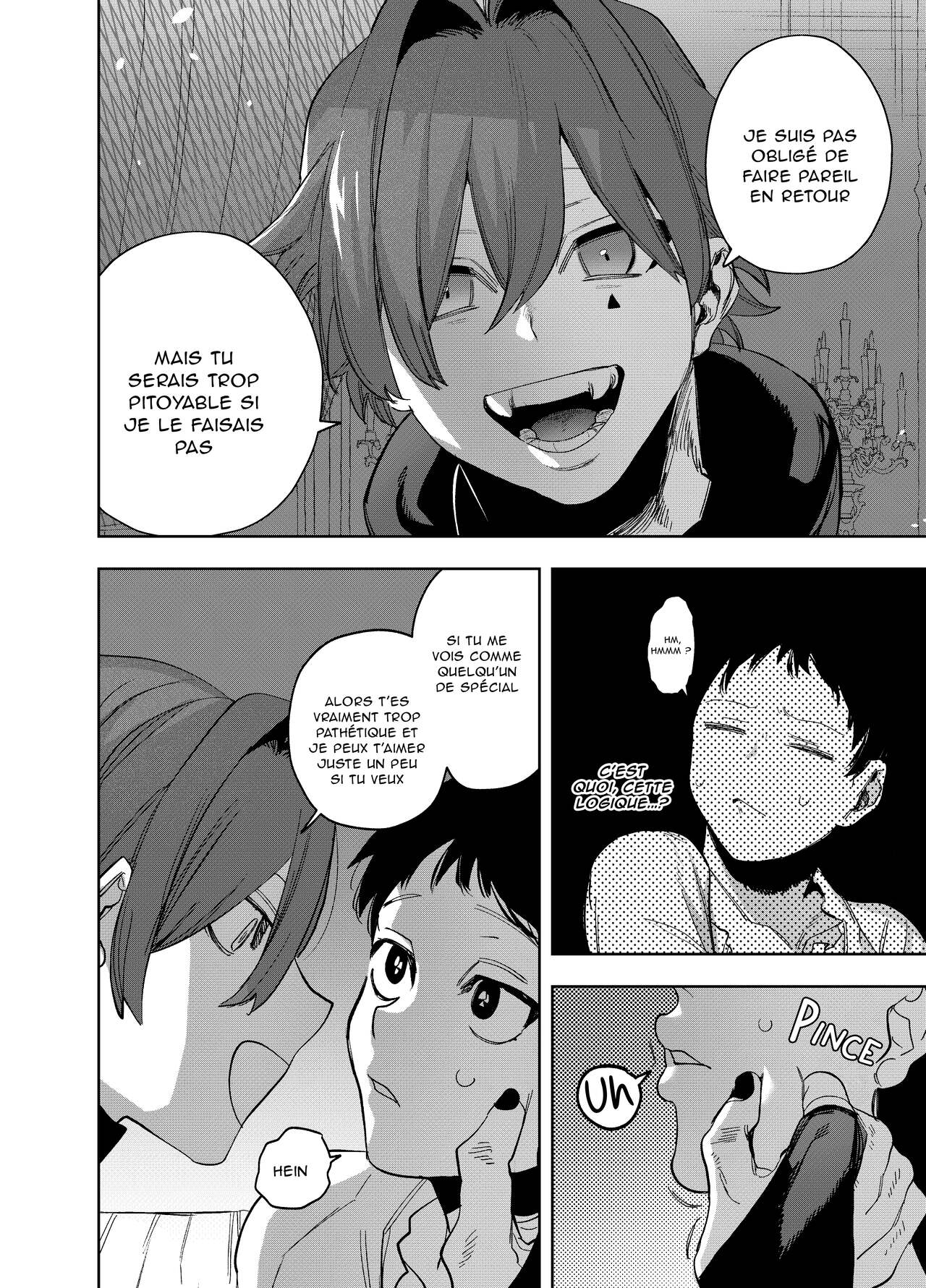 [Sakiccyo dake!(Horita ahan)] Isekai Trip Saki de Tasuketekureta noha, Hitogoroshi no Syounenn deshita. 4 | Le jeune garçon qui m'a sauvée quand j'ai trébuché dans un autre monde était un meurtrier. 4 [French] 图片编号 48