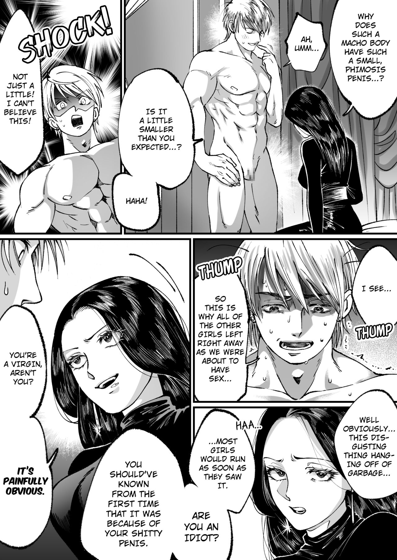 [Mr. Hokke (Mugicha World)] I'm a handsome macho man, but because of my small penis I was turned into a masochist with a shoe fetish numero di immagine  6